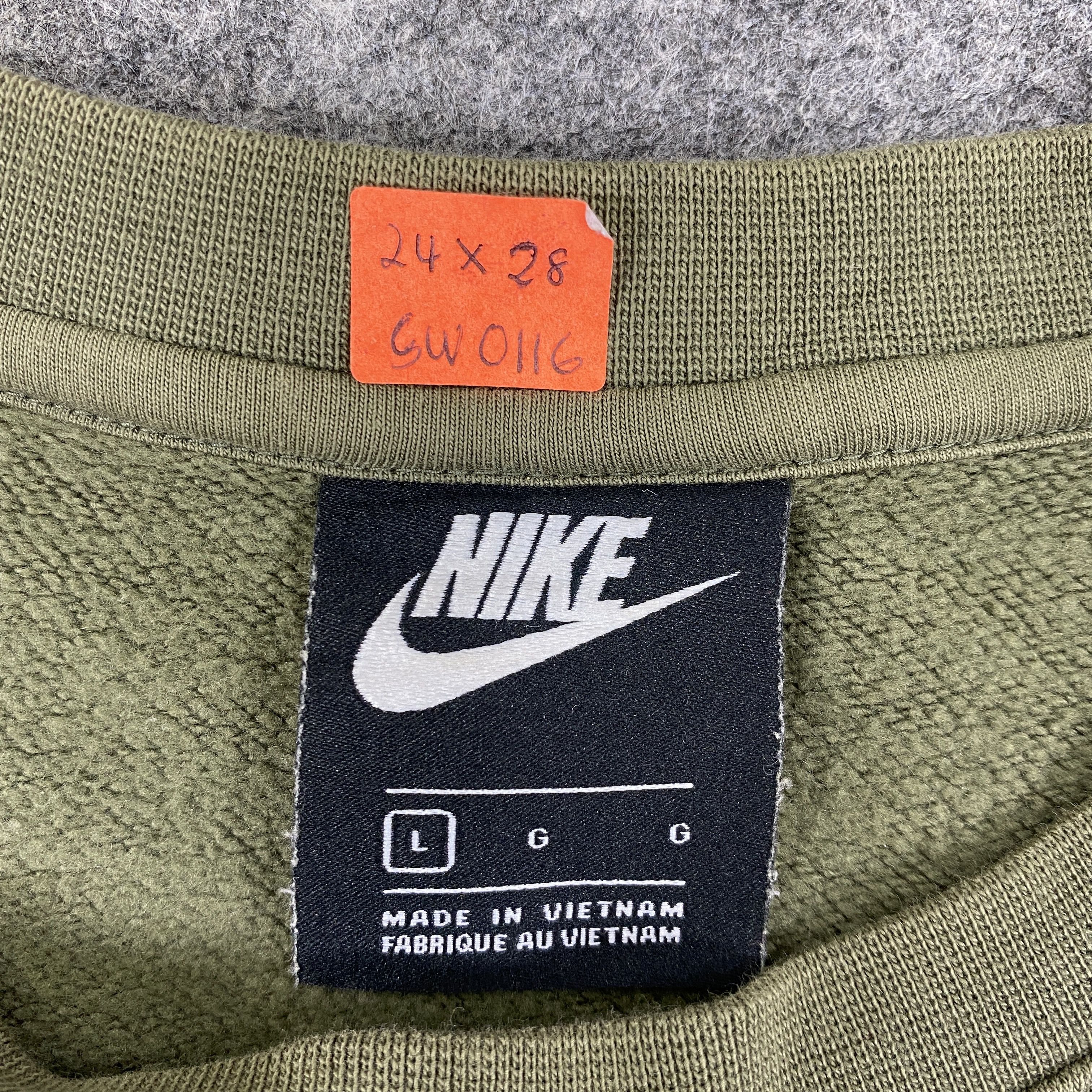 Nike Vintage Nike Swoosh Sweatshirt - SW0116 Size US L / EU 52-54 / 3 - 3 Thumbnail