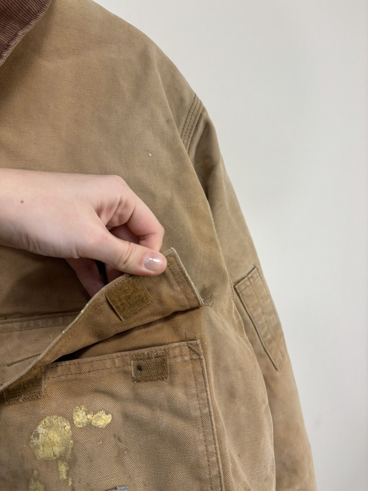 Carhartt Vintage 90s Carhartt Made In USA Faded Boxy Cropped Jacket Size US L / EU 52-54 / 3 - 8 Thumbnail