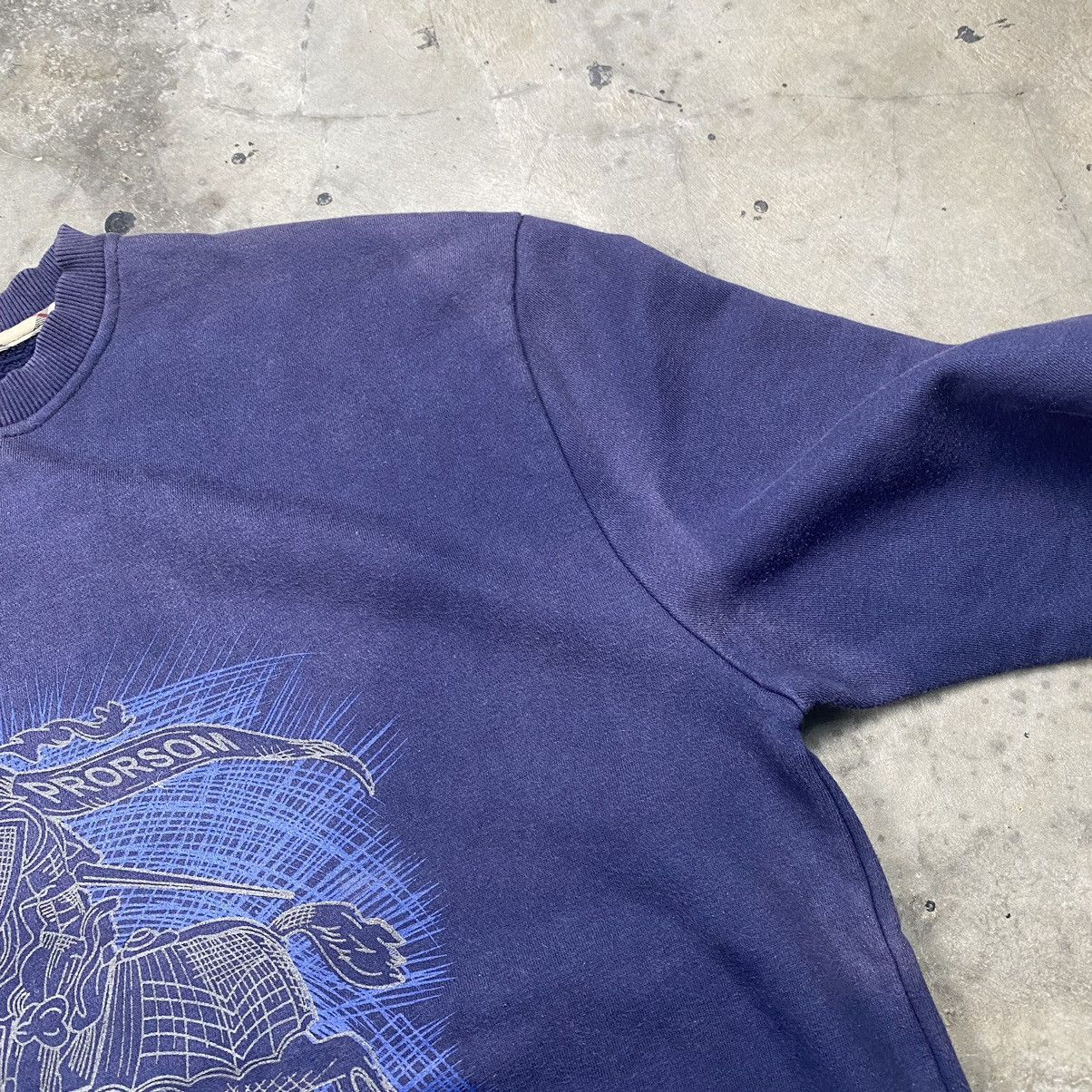 Designer × Vintage Vintage Burberry Prorsom Big Logo Boxy Crewneck Size US XL / EU 56 / 4 - 4 Thumbnail
