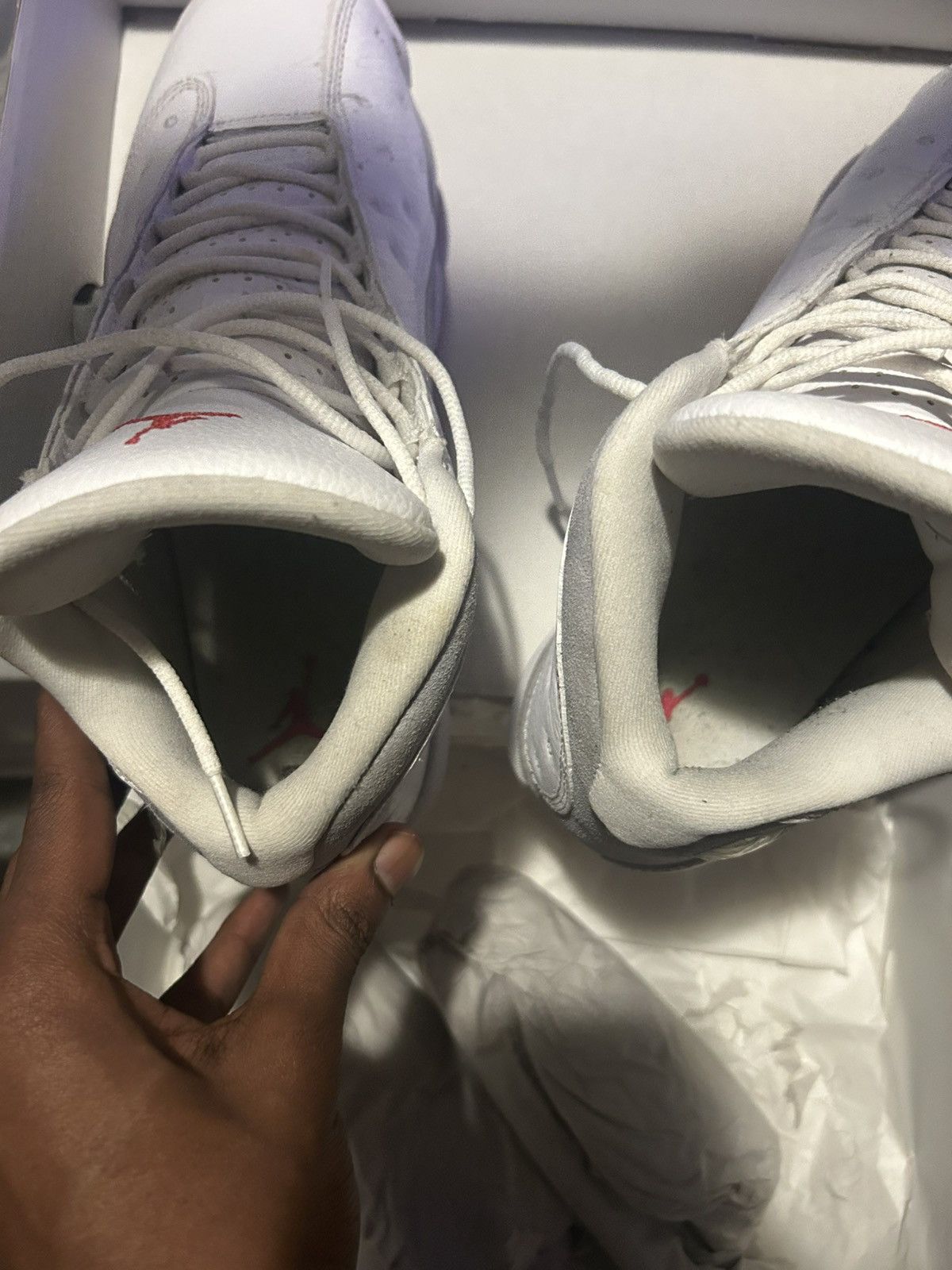 Designer × Jordan Brand Jordan 13 wolf grey Size US 10 / EU 43 - 8 Thumbnail