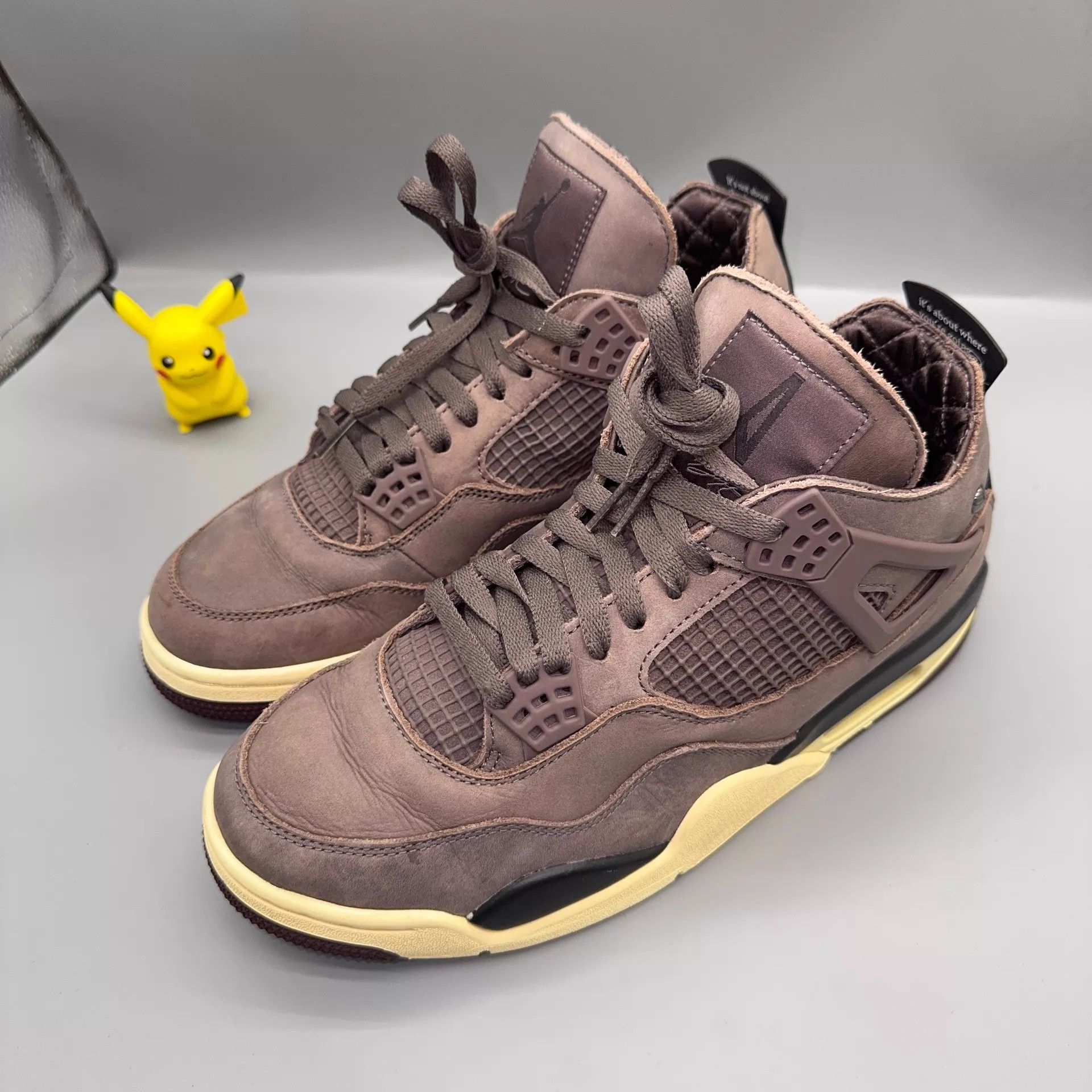 Nike Jordan AJ4 AMM Wine Red DV6773-220 42.5 Size US 9.5 / EU 42-43 - 1 Thumbnail