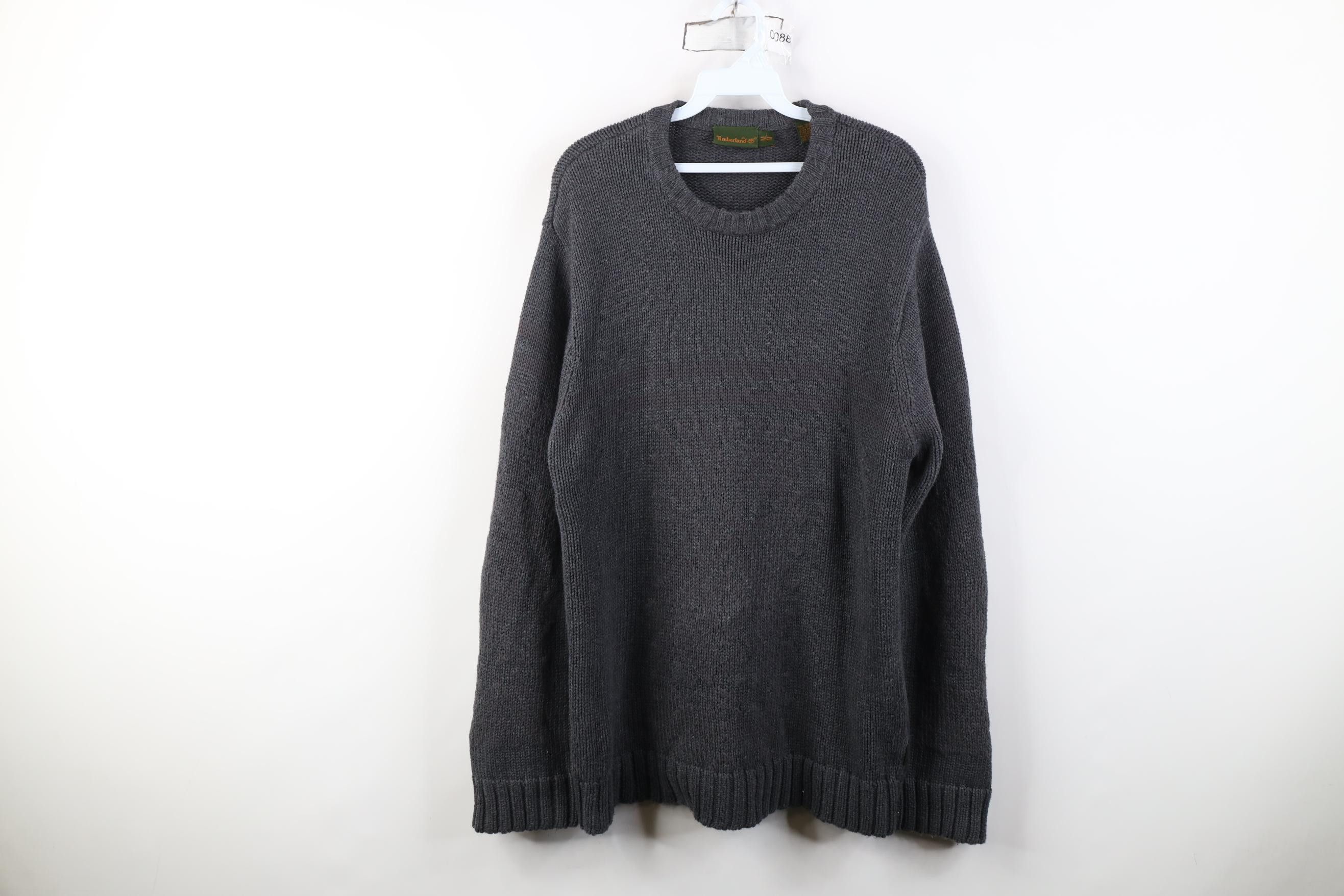 Timberland Vintage 90s Y2K Timberland Striped Knit Crewneck Sweater Size US M / EU 48-50 / 2 - 1 Thumbnail