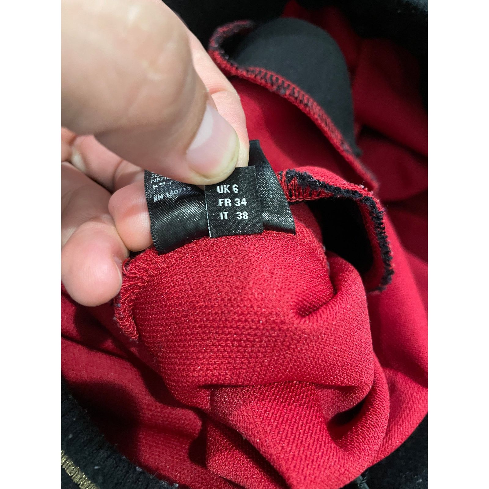Amiri Amiri Lovers Track Pants Red XS Used Size US 28 / EU 44 - 5 Thumbnail