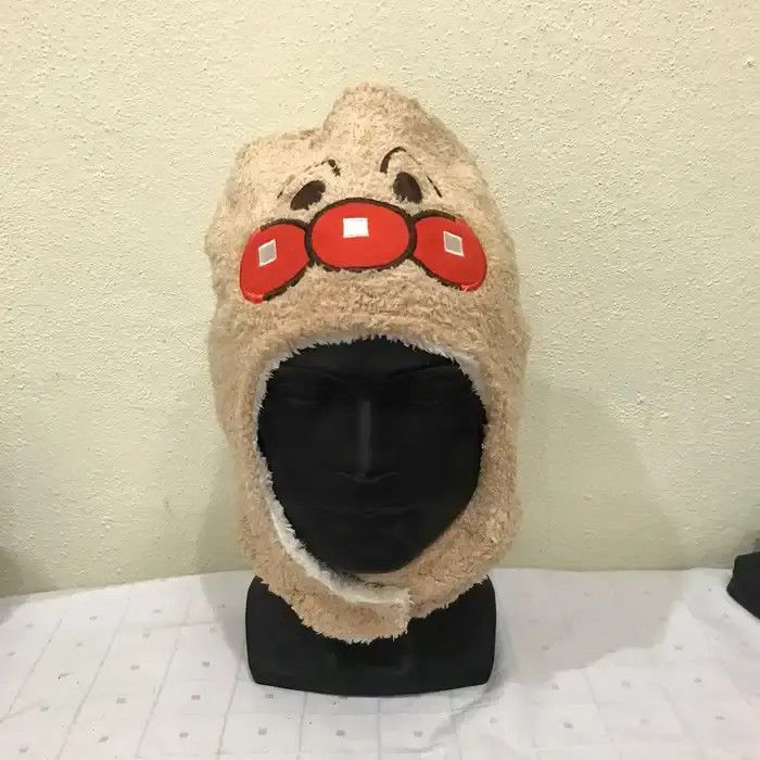 Cartoon Network × Disney Anpanman Earflap Beanie Hat Size ONE SIZE - 2 Thumbnail