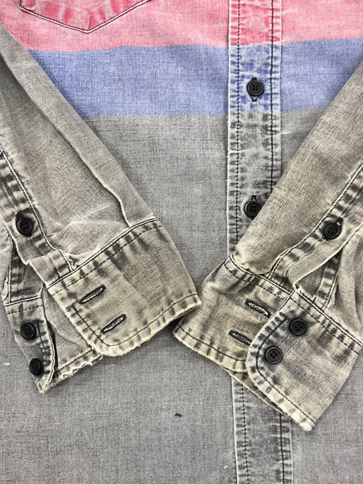 Vintage Vintage 80s Wrangler Striped Button Front Western Shirt Size US XL / EU 56 / 4 - 3 Thumbnail