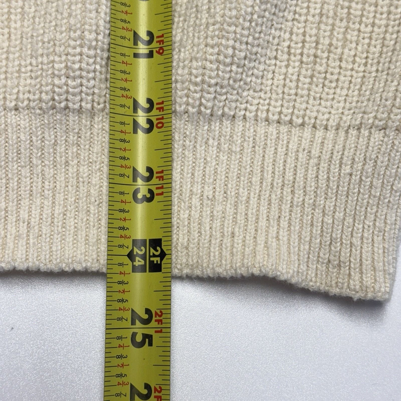 Champion × Vintage Vintage Champion Knit Sweater Mt Carmel Crewneck Cream Made Size US M / EU 48-50 / 2 - 11 Thumbnail
