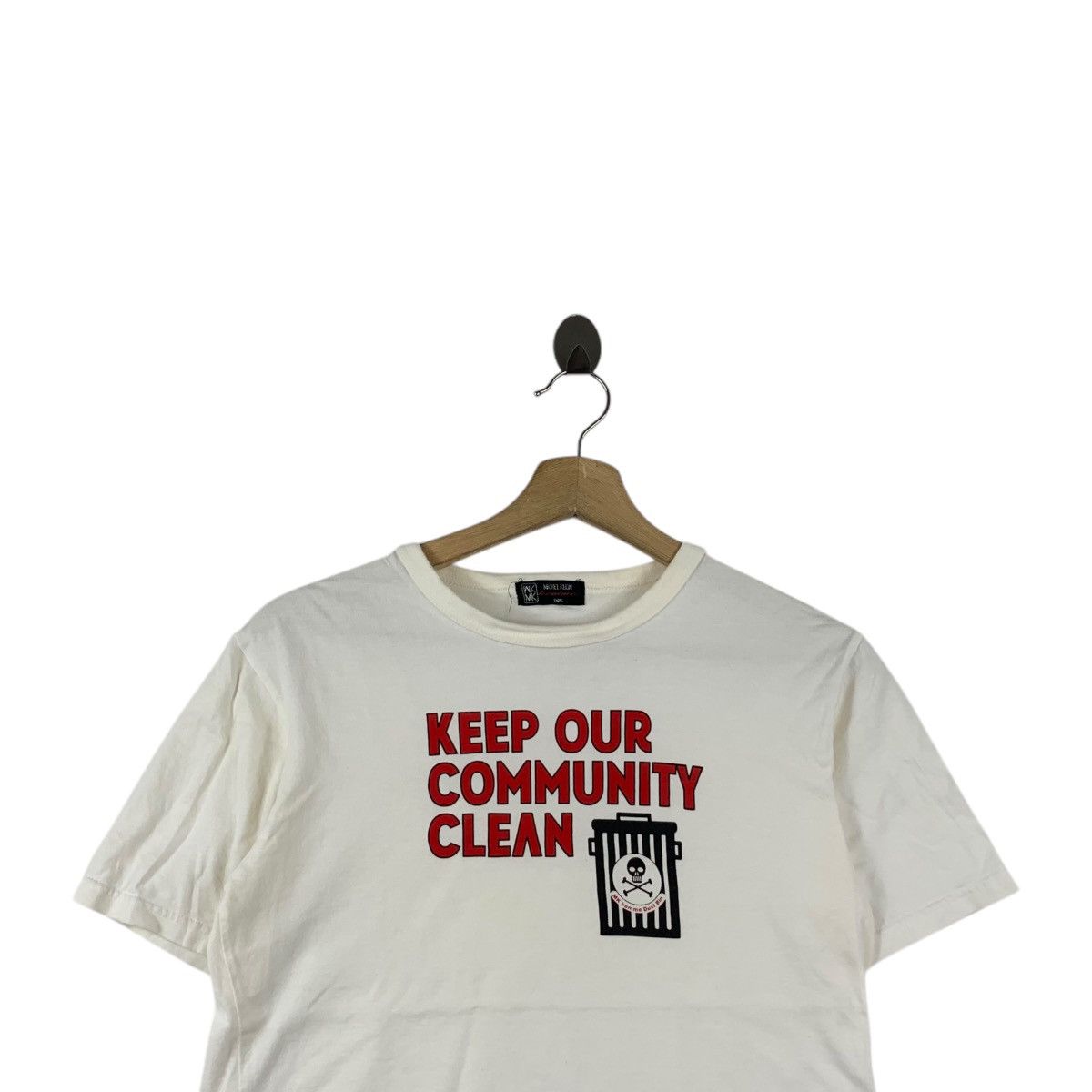 Michel Klein Vintage MICHEL KLEIN HOMME Collection Dust Bin Tee Shirt Size US XS / EU 42 / 0 - 2 Thumbnail