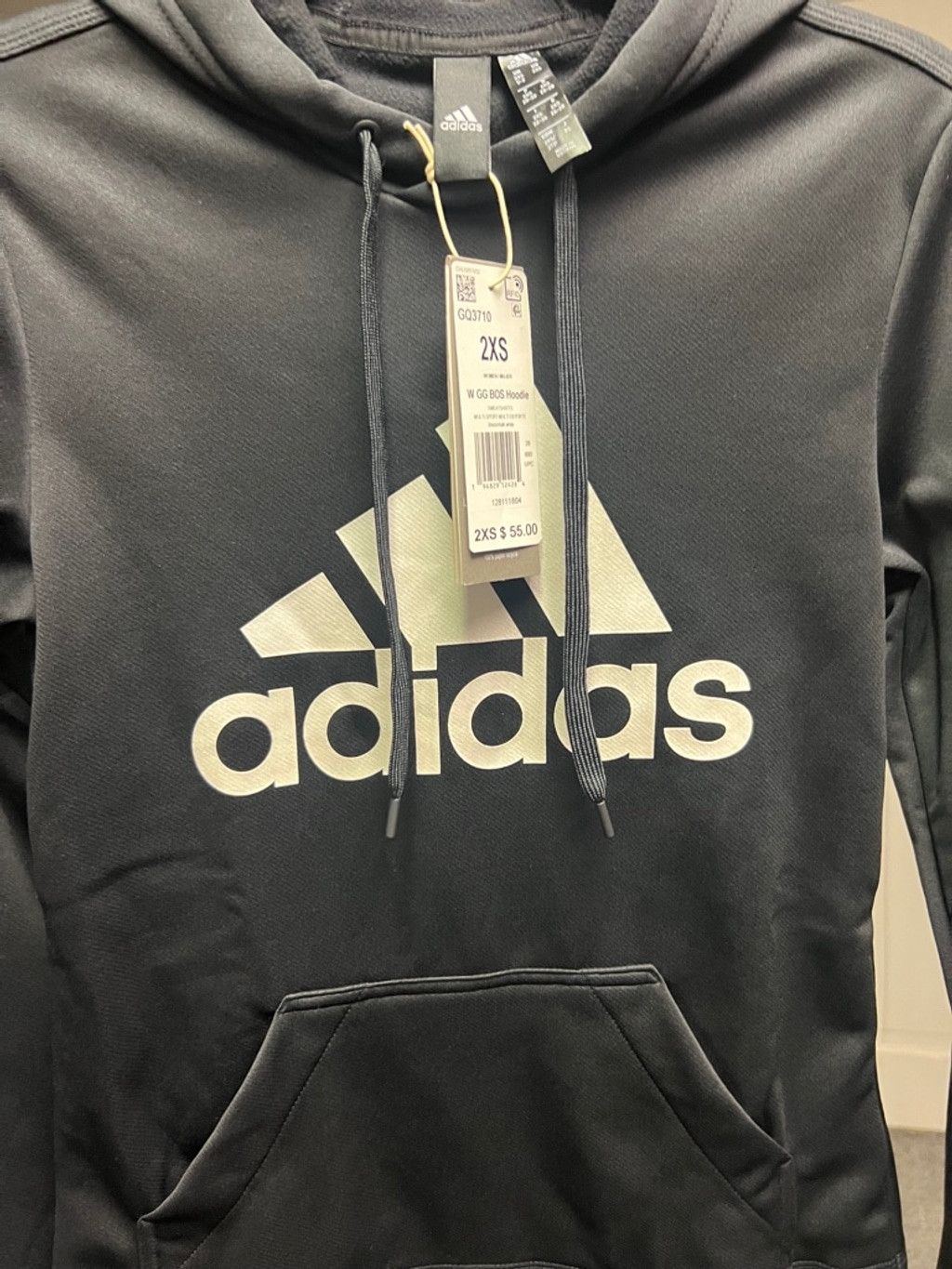 Adidas Women's Adidas Hoodie Black 2XS Size XS / US 0-2 / IT 36-38 - 5 Thumbnail