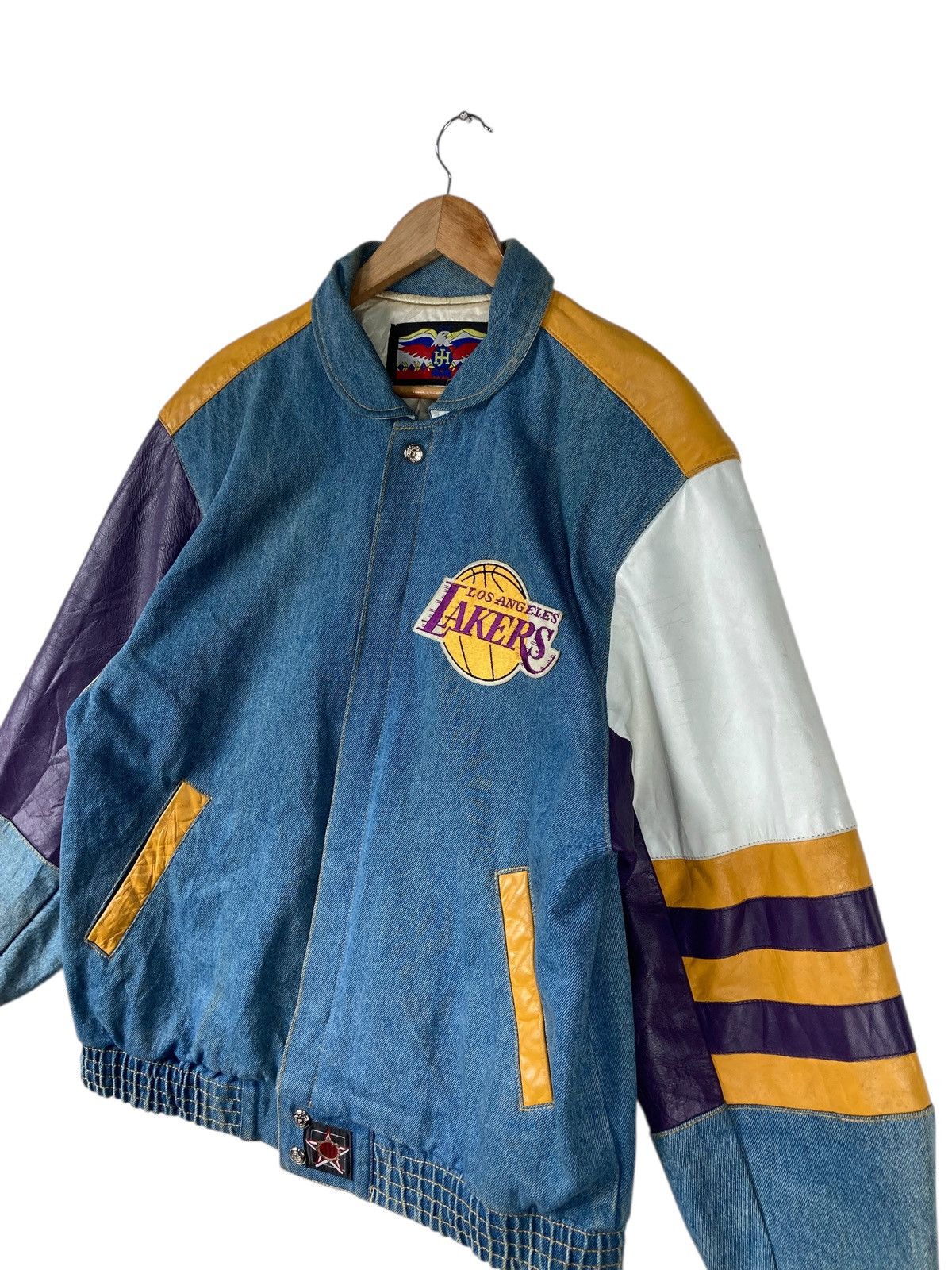 Jeff Hamilton Vintage 1993 NBA Los Angeles Lakers Jeff Hamilton Jacket Size US S / EU 44-46 / 1 - 4 Thumbnail