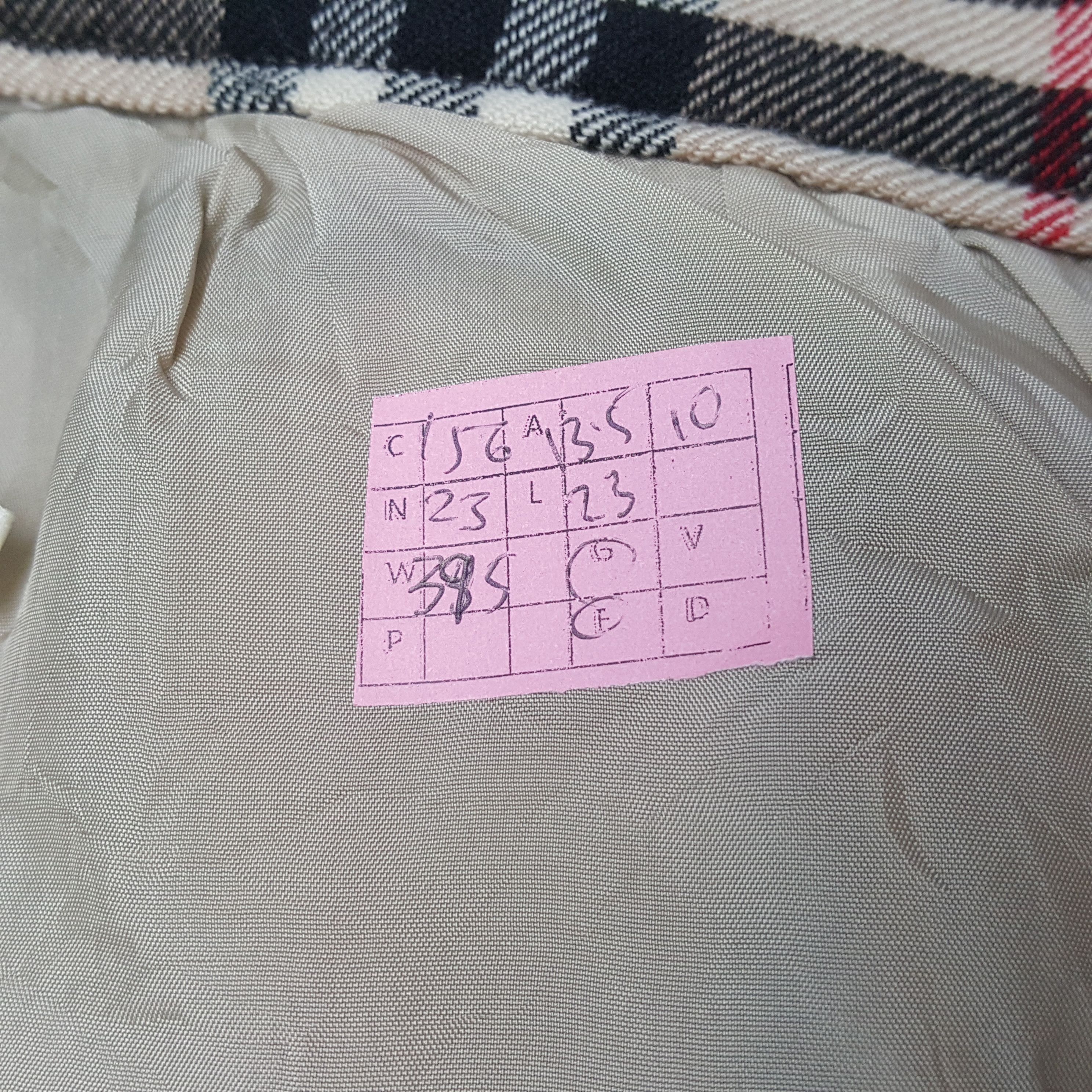 Burberry × Vintage BURBERRYS Luxury Brand Nova Check Style Pants Size 27" / US 4 / IT 40 - 10 Thumbnail