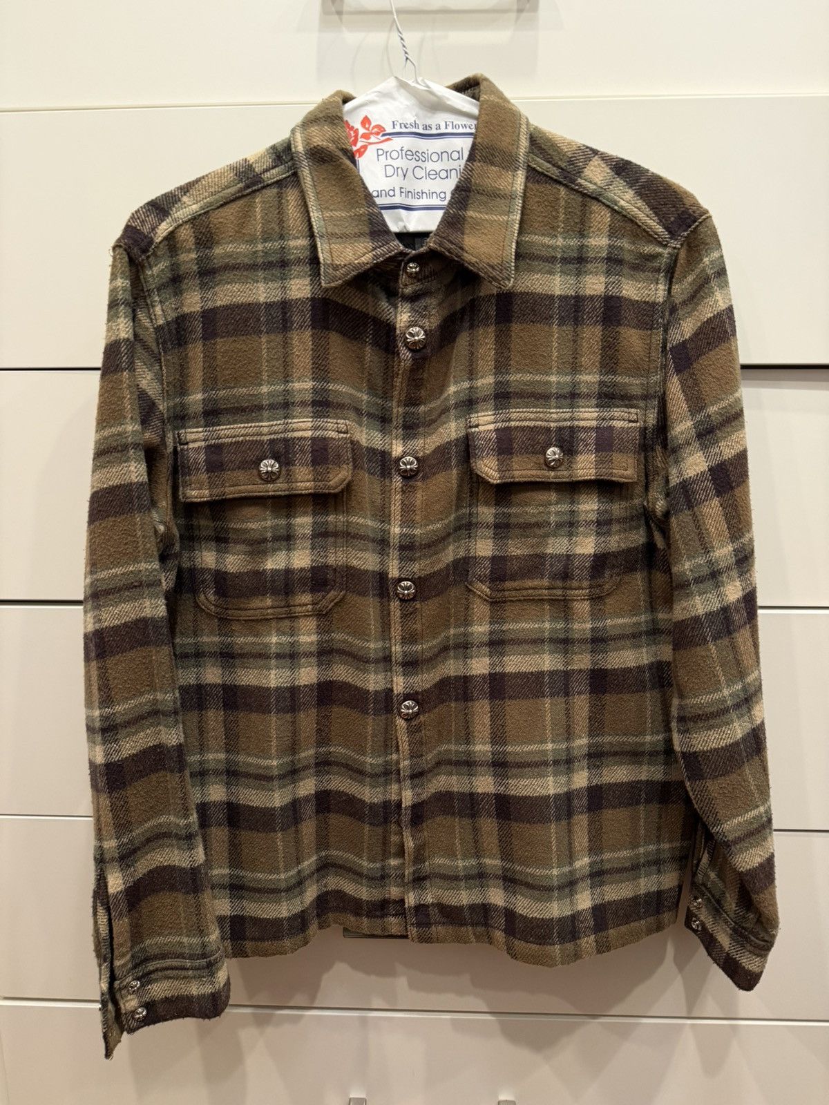 Chrome Hearts Chrome Hearts flannel Button up shirt Size US L / EU 52-54 / 3 - 1 Thumbnail