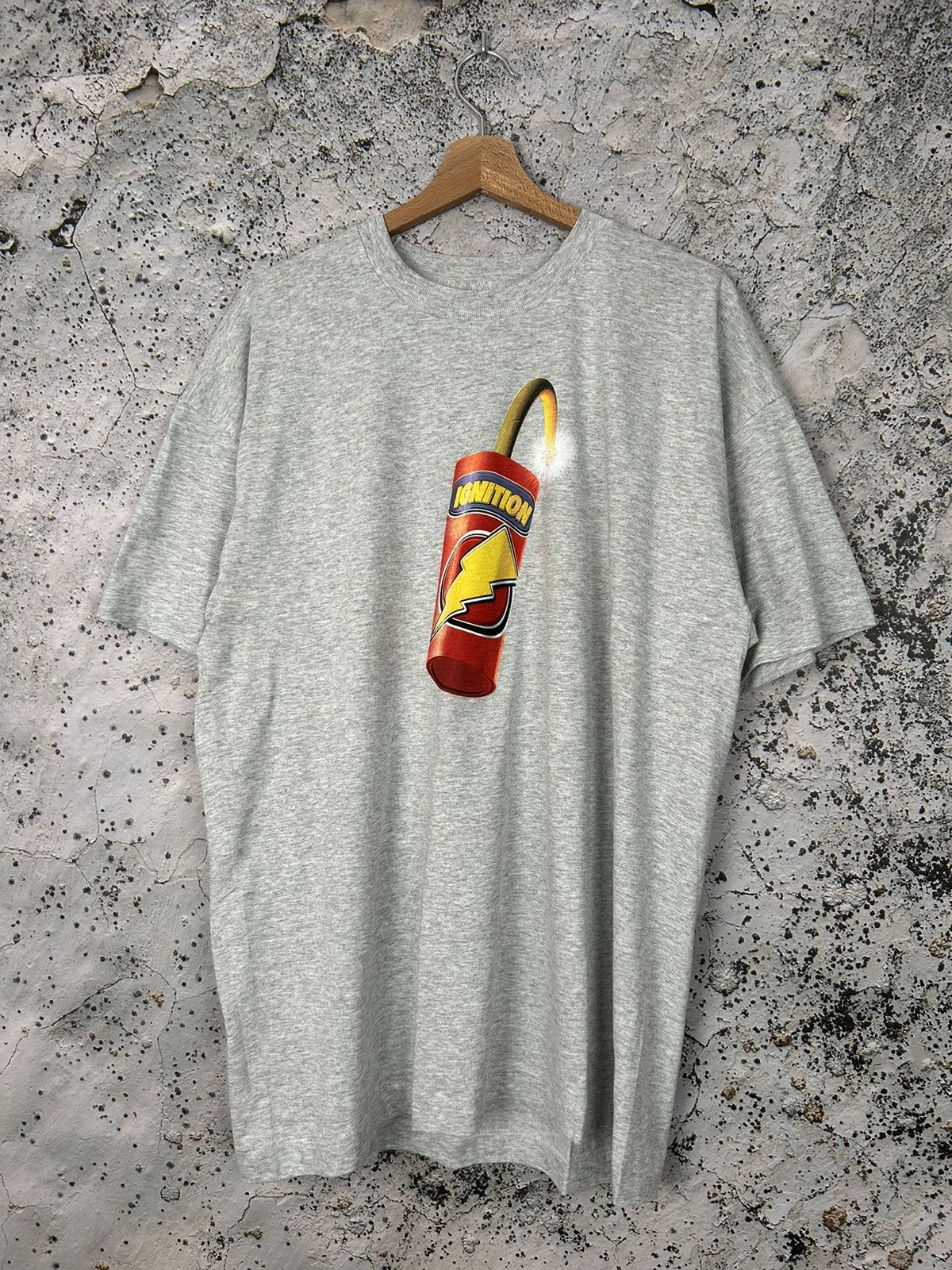 Vintage Vintage Ignition Single Stitch 90s Graphic Tee Size US XL / EU 56 / 4 - 1 Thumbnail
