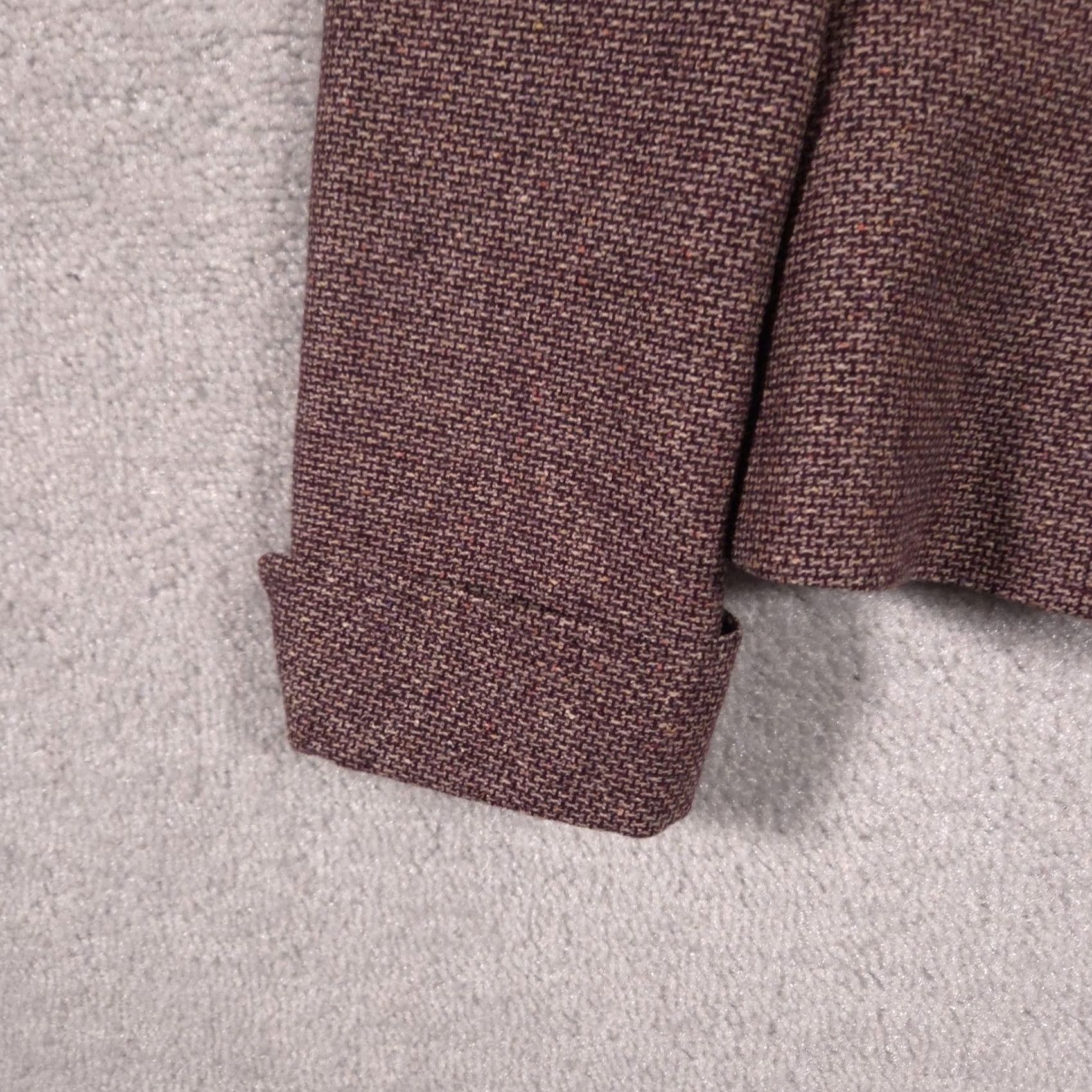 Nine West Nine West Blazer Womens 10 Brown Tweed Two Button Lined Suit Jacket Career Size L / US 10 / IT 46 - 4 Thumbnail