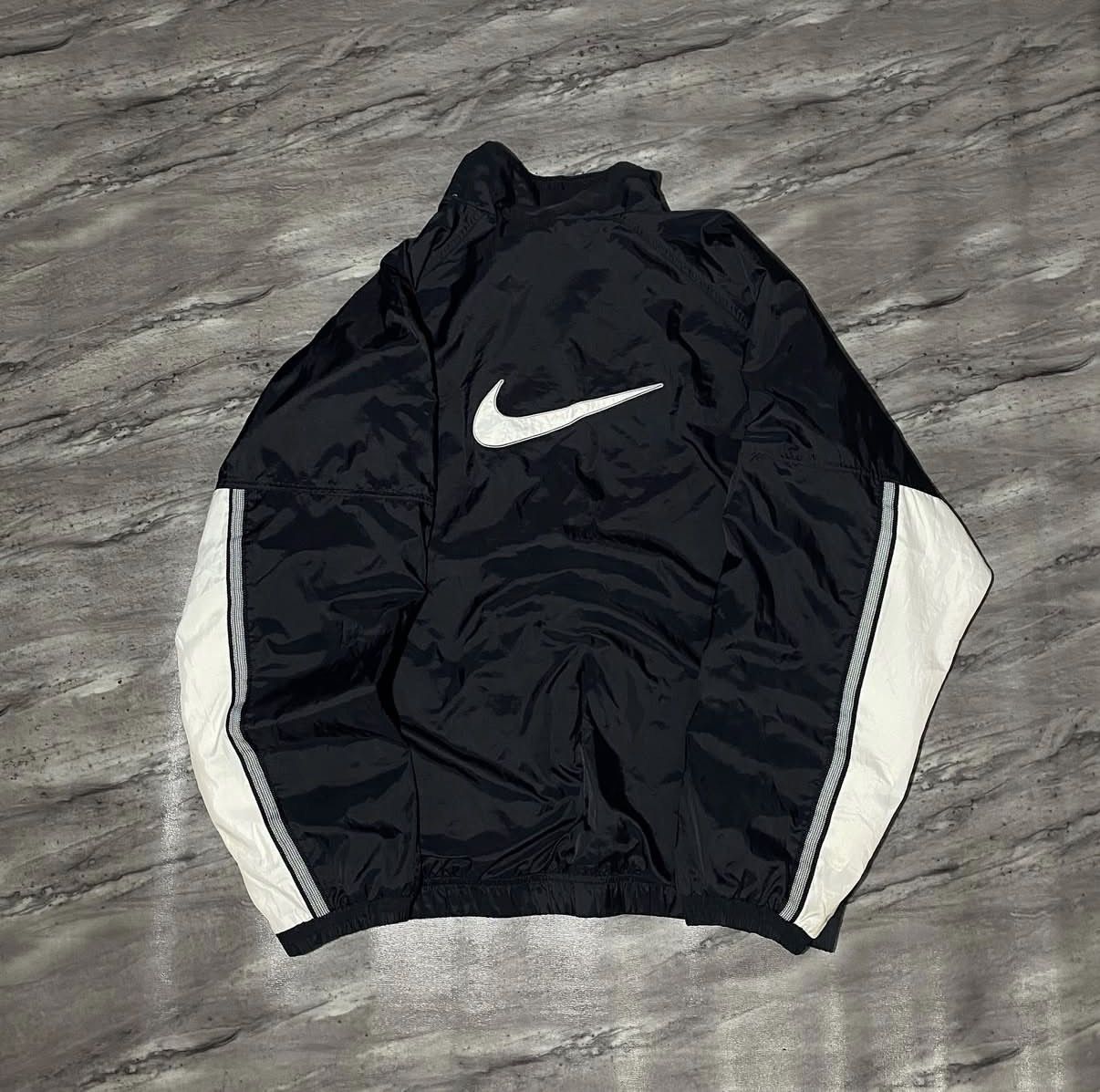 Nike 90s Nike Big Swoosh Windbreaker Jacket⭐️ Size US S / EU 44-46 / 1 - 1 Thumbnail