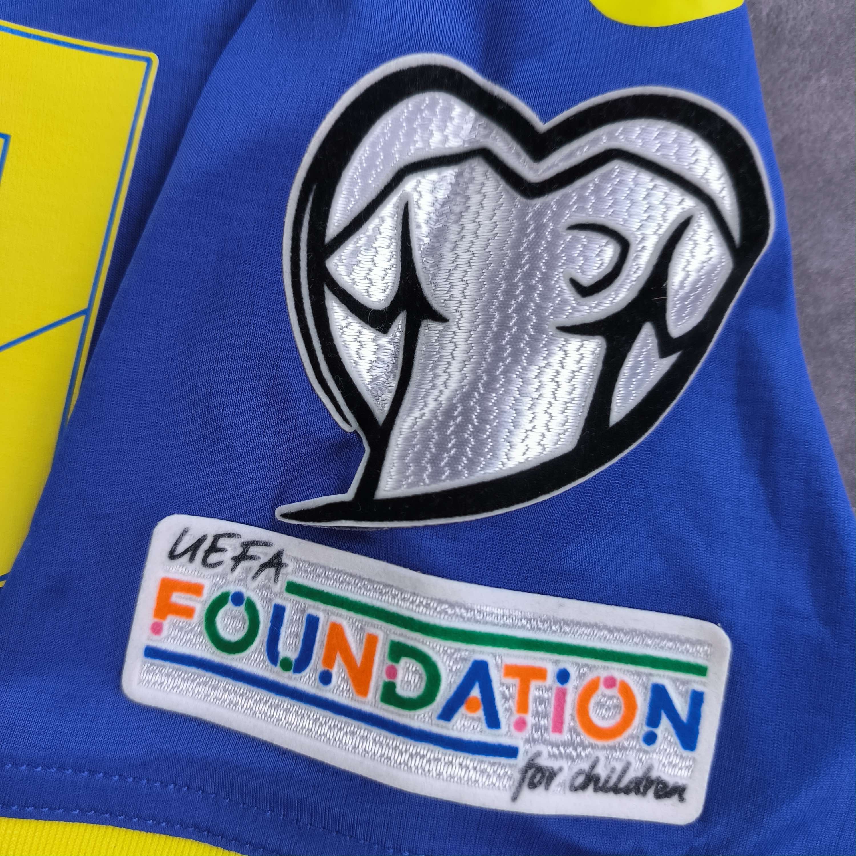 Joma Ukraine 2021-22 Joma away Yaremchuk football jersey size L Size US L / EU 52-54 / 3 - 6 Thumbnail
