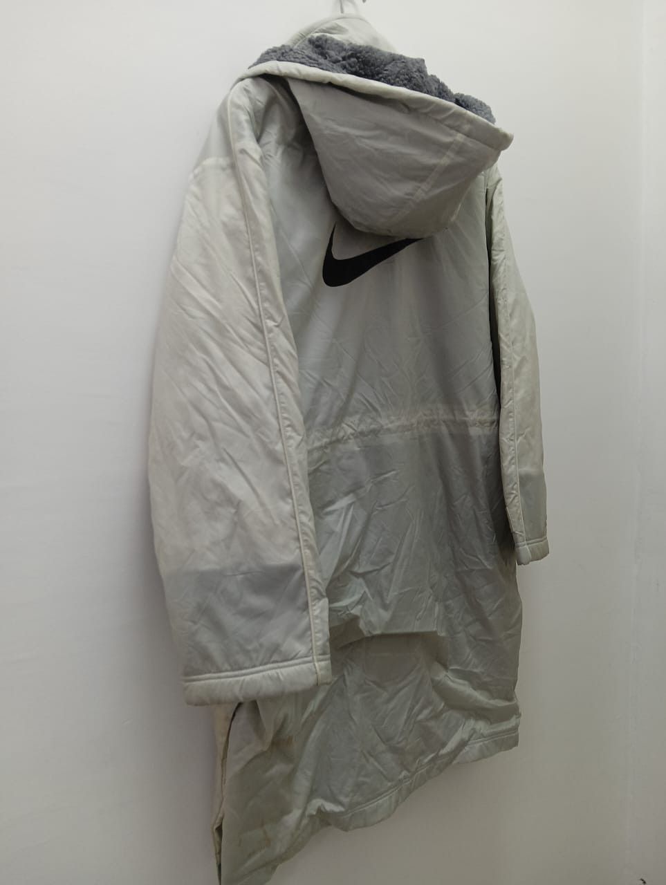 Vintage 🔥Vintage 90s NIKE SWOOSH Parka Long Jacket Size US XL / EU 56 / 4 - 6 Thumbnail