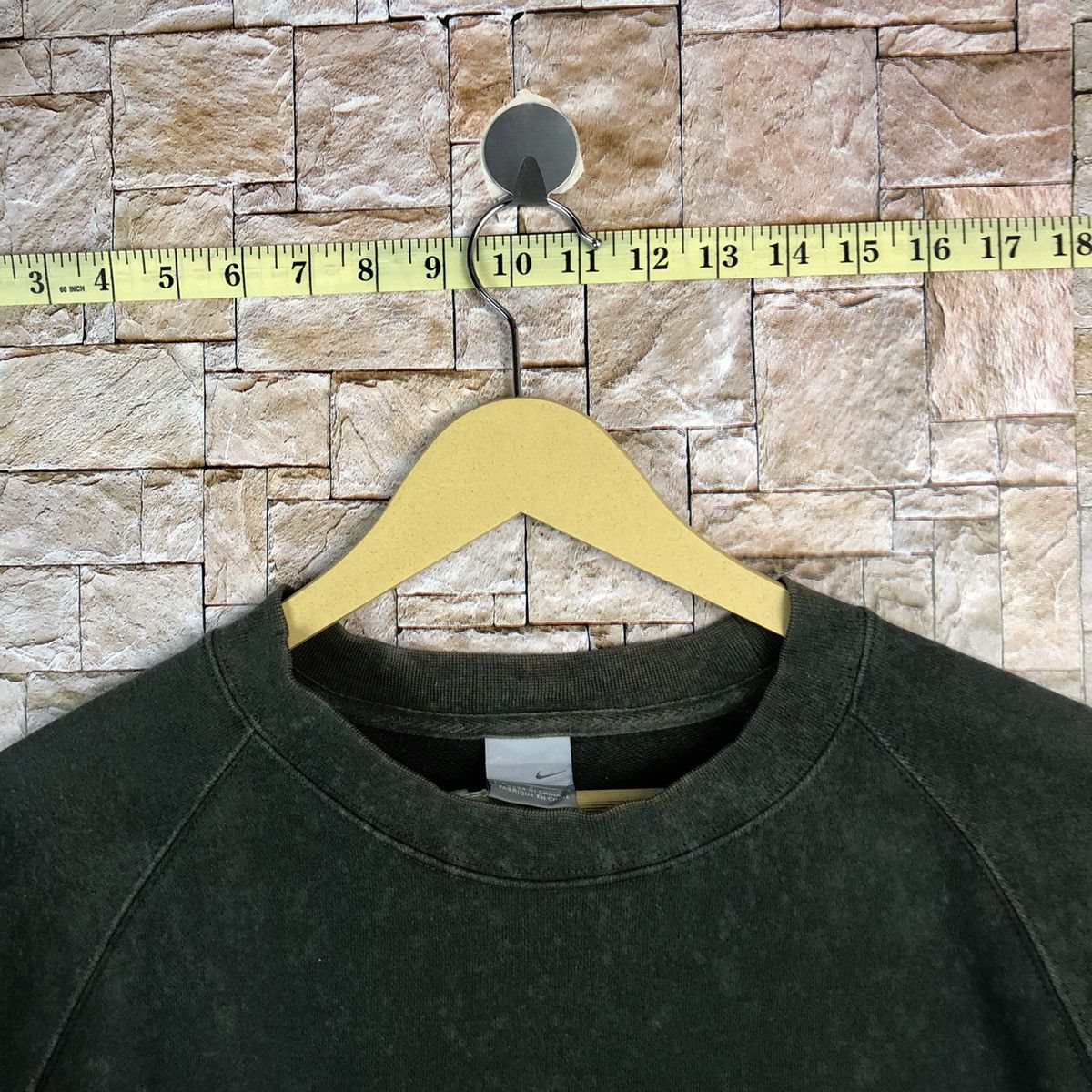 Nike DL Nike air faded street wear Green Sweatshirt #A517 Size US L / EU 52-54 / 3 - 4 Thumbnail