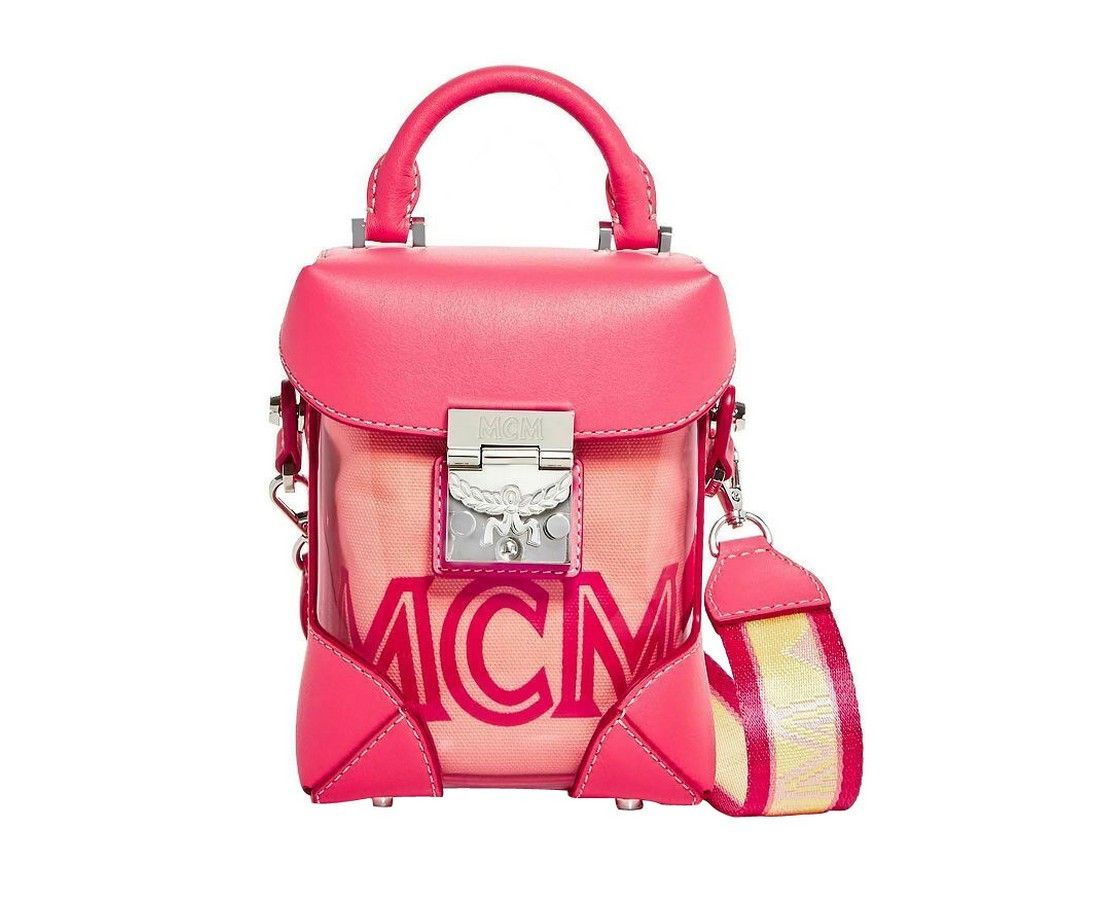 Transparent Crossbody Bag Mcm Transparent Bag Women's Teaberry