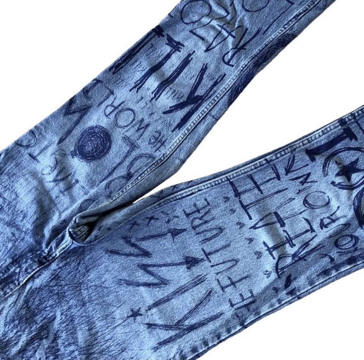 W&LT WALTER VAN BEIRENDONCK Bootcut jeans Size US 29 - 3 Thumbnail