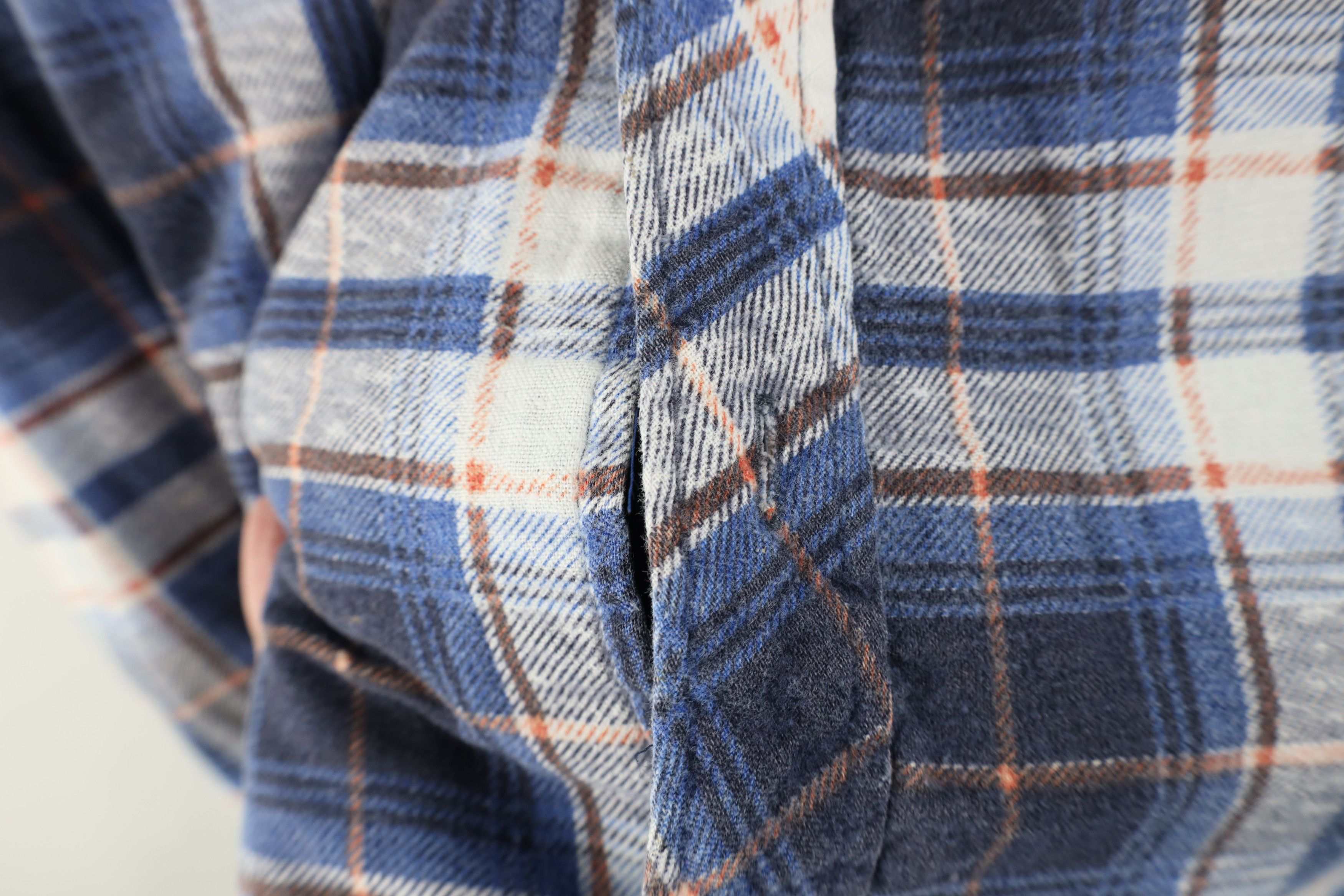 Vintage Vintage 70s Streetwear Quilted Flannel Button Shirt Jacket Size US L / EU 52-54 / 3 - 8 Thumbnail