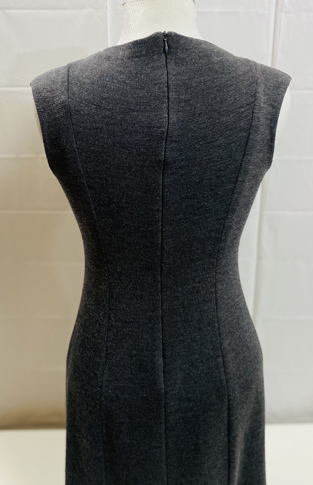 St. John St. John 🇺🇸 Char Gray/Black Wool Blend Knit Mini Dress 4 VGC Size S / US 4 / IT 40 - 12 Thumbnail