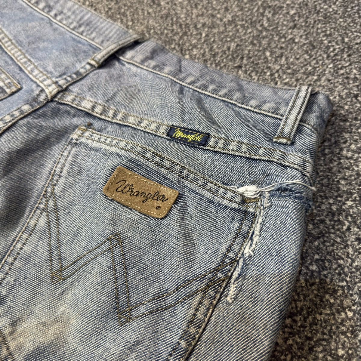 Wrangler Vintage Western Relaxed Straight Denim Jeans Size US 33 - 7 Thumbnail