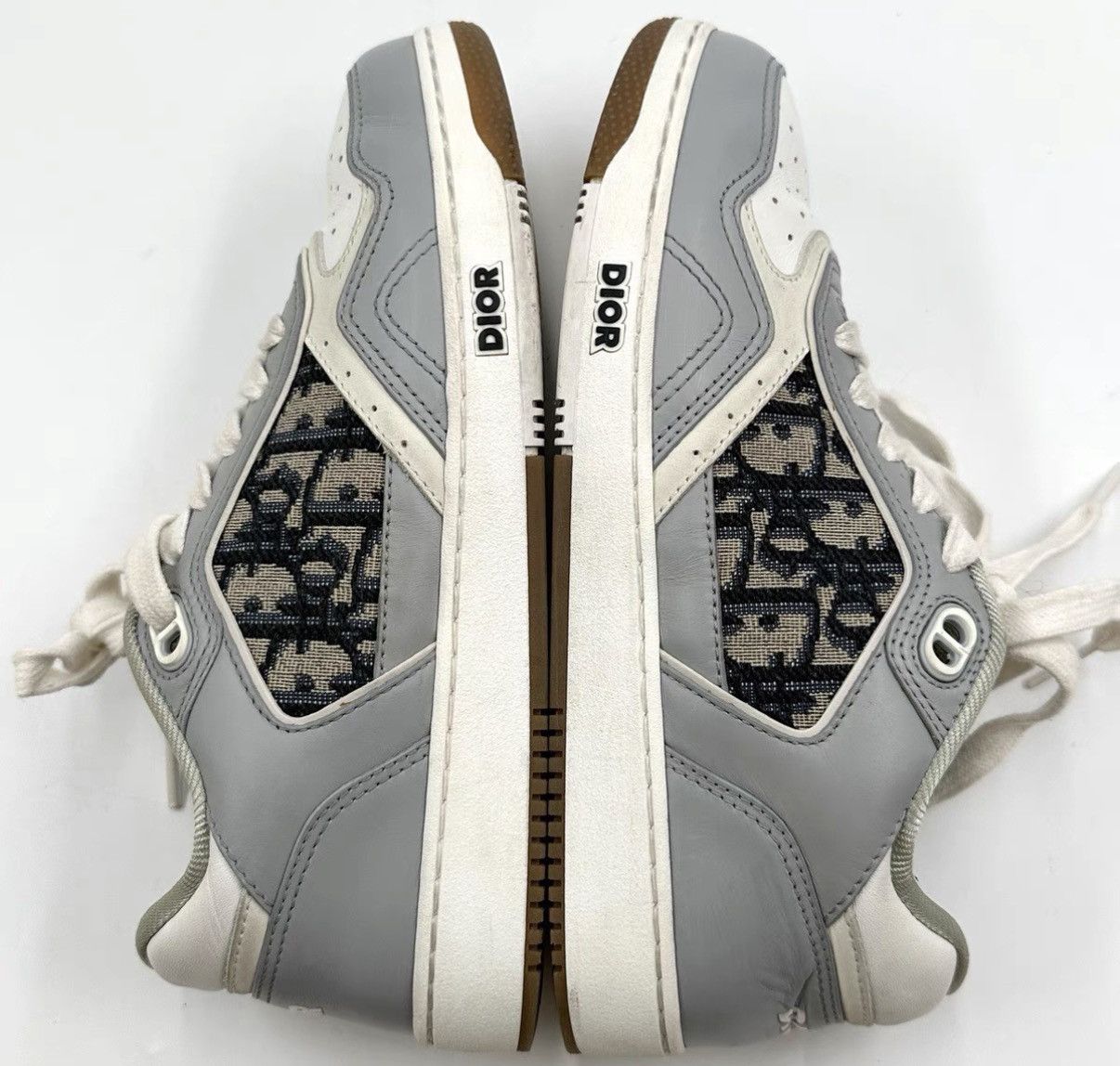Dior Dior B27 Grey Oblique Sneakers K12 Size US 6 / IT 36 - 8 Thumbnail
