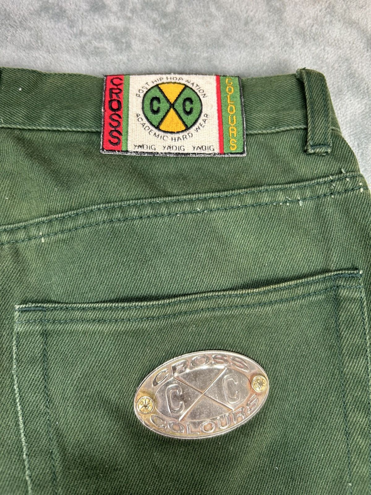 Cross Colours Vintage 90’s Cross Colours Baggy Pants. S0180 Size US 30 / EU 46 - 12 Thumbnail