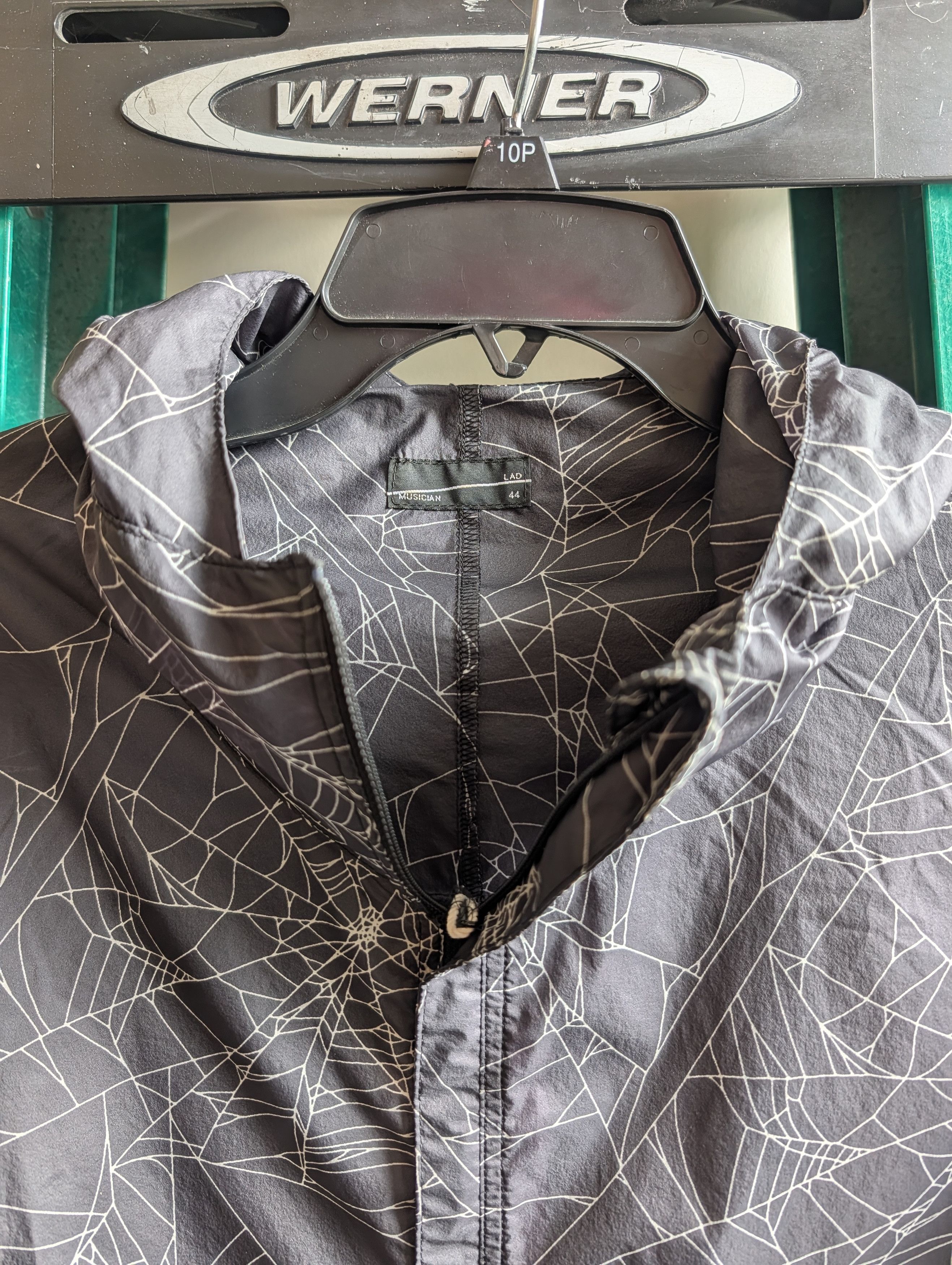 Lad Musician Hooded Spider Web Zip Up Windbreaker Size US S / EU 44-46 / 1 - 3 Thumbnail