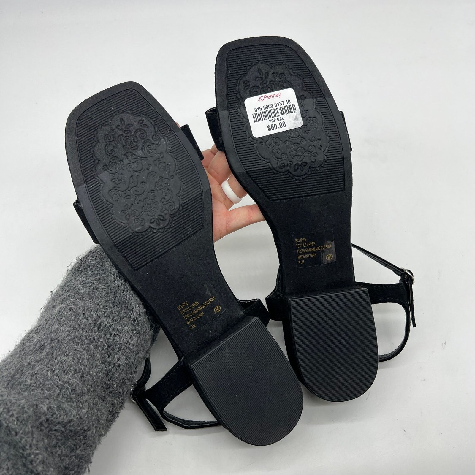 Other Pop Womens Eclipse Heeled Sandals Black Size 9.5M Size US 9.5 / IT 39.5 - 5 Thumbnail