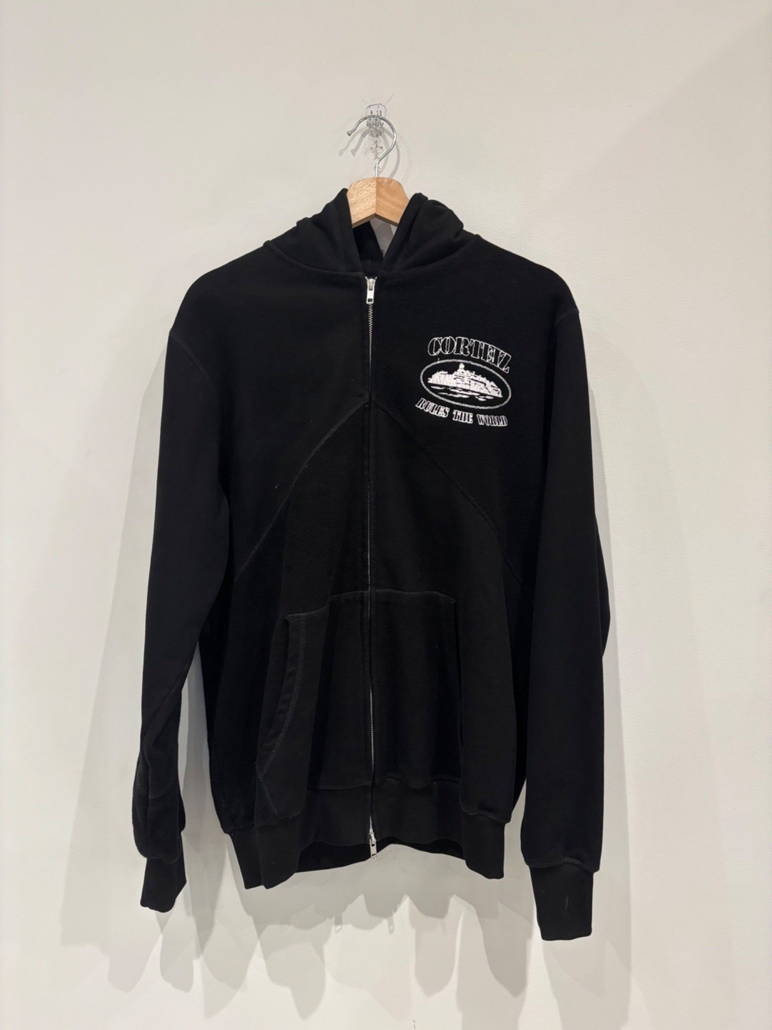 Corteiz Corteiz Navy Zip Up Hoodie | Grailed