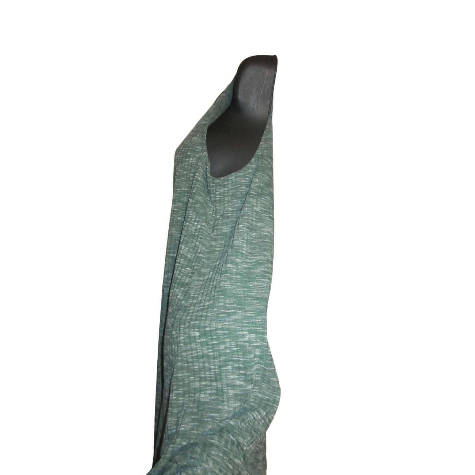 Almost Famous Minimalist Green Sleeveless Swing Dress Almost Famous 1X Size XXL / US 16-18 / IT 52-54 - 4 Thumbnail