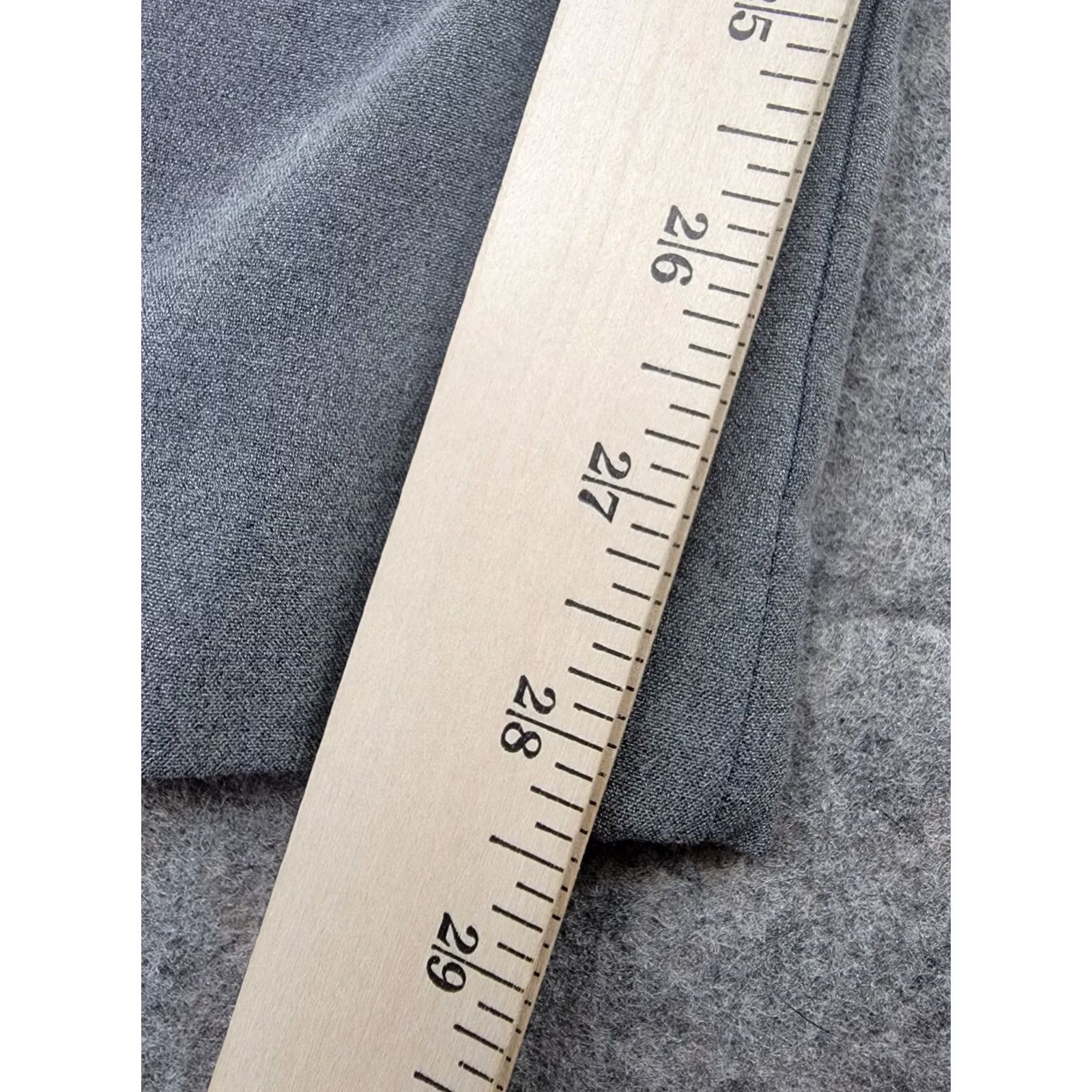 Ralph Lauren Lauren Ralph Lauren Dress Pants Mens 40x28 Gray Flat Front Straight Leg Dress Pants Mens Gray 40x28 City Preppy Wedding Mens Size US 40 / EU 56 - 3 Thumbnail