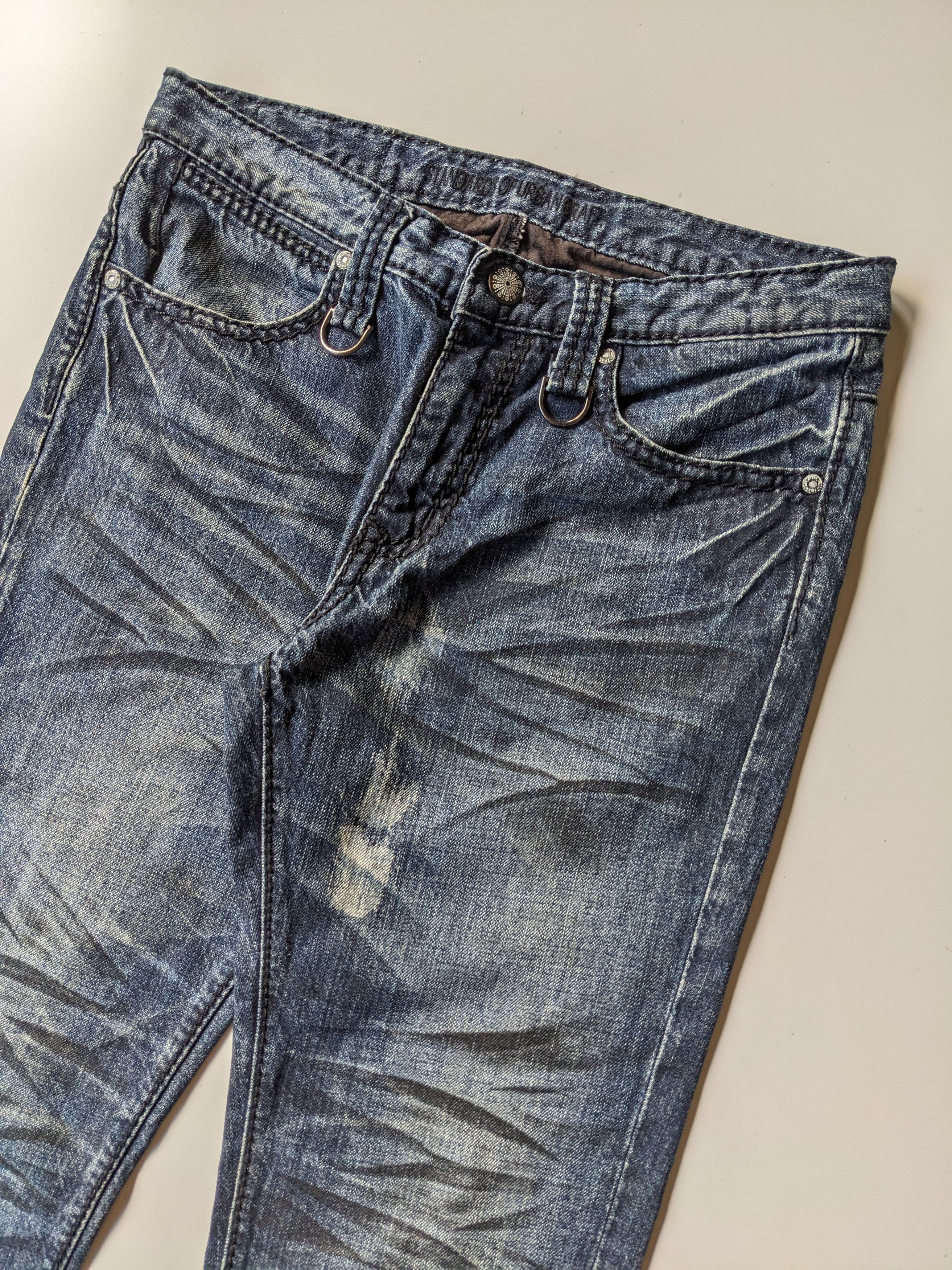 If Six Was Nine × Japanese Brand × Le Grande Bleu (L.G.B.) Japanese brand like L.G.B clawmark bleach flare Size US 32 / EU 48 - 7 Thumbnail