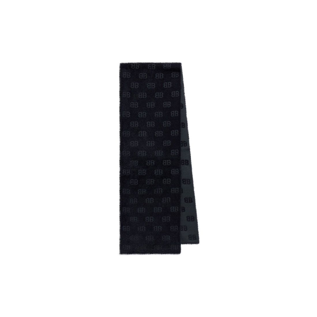 Balenciaga o1w1db10126 Size: OS / Furry Scarf in Black Size ONE SIZE - 1 Thumbnail