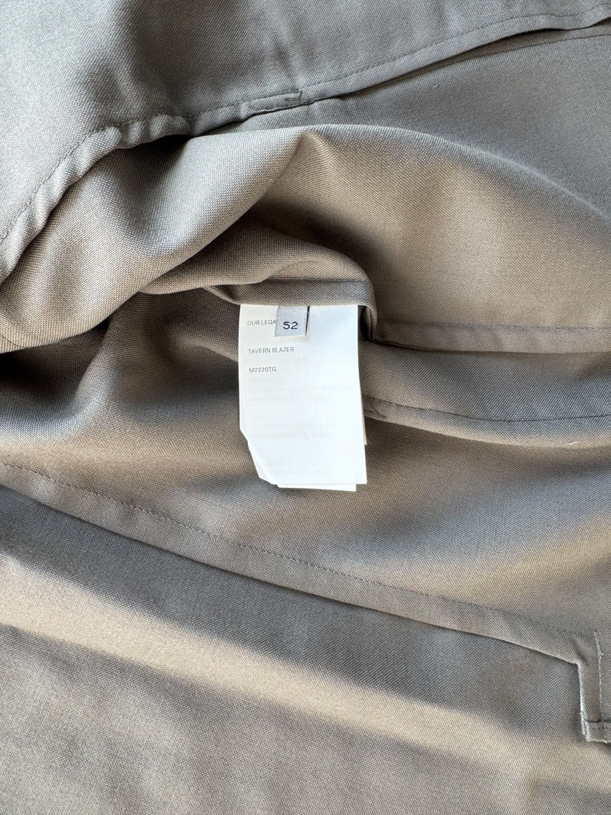 Our Legacy Our Legacy Grey Wool Single-Breasted Jacket Size 52R - 5 Thumbnail