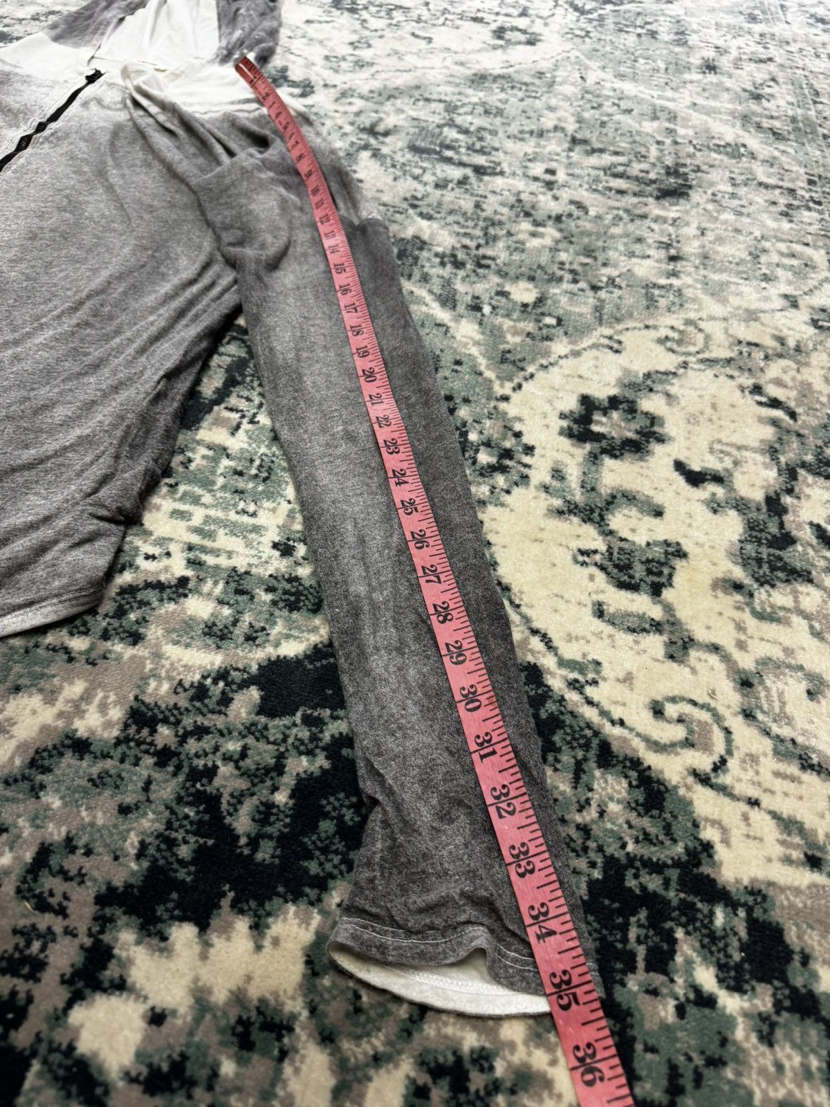 Helmut Lang HELMUT LANG SQUEE-GEE PRINT LIGHT WEIGHT HOODIE ZIPPER Size US XS / EU 42 / 0 - 5 Thumbnail