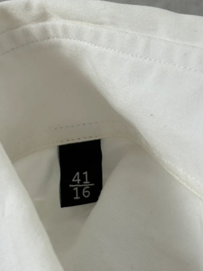 Gucci SS2013 Gucci White Signature Logo Shirt Size US M / EU 48-50 / 2 - 10 Thumbnail