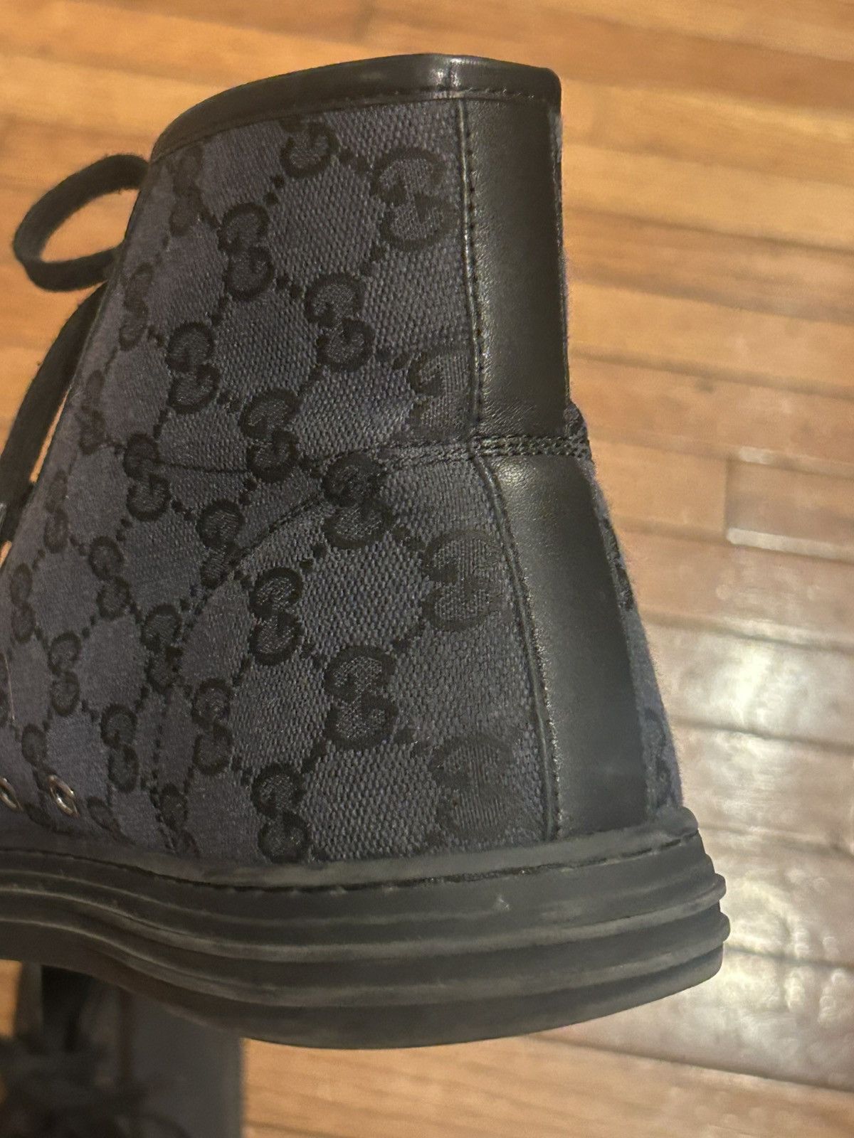 Gucci GUCCI Interlocking GG Design Canvas Size US 12 / EU 45 - 11 Thumbnail