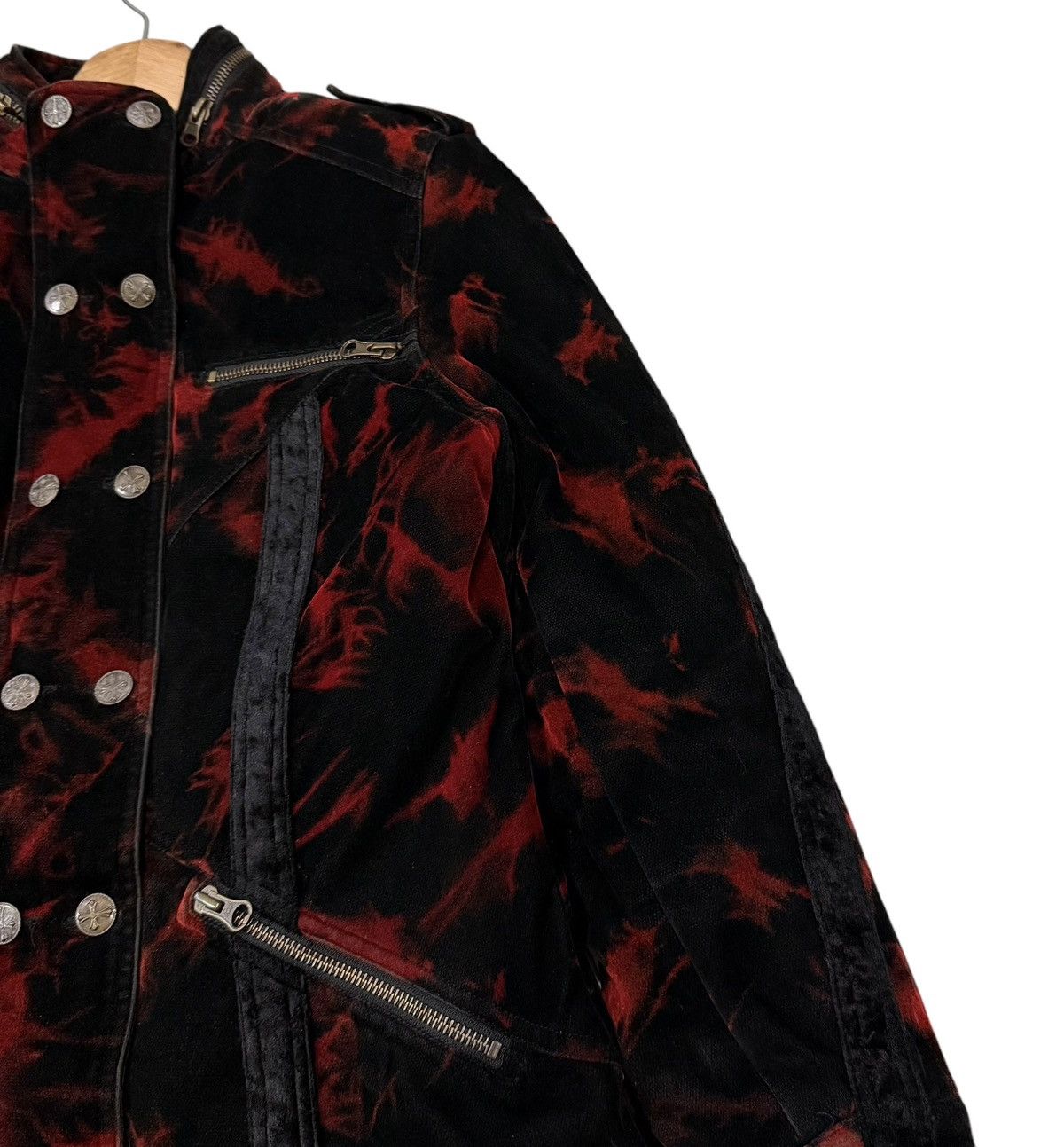 If Six Was Nine Vintage Ozz On Seditionaries Cross Buttons Long Jacket Size S / US 4 / IT 40 - 2 Thumbnail