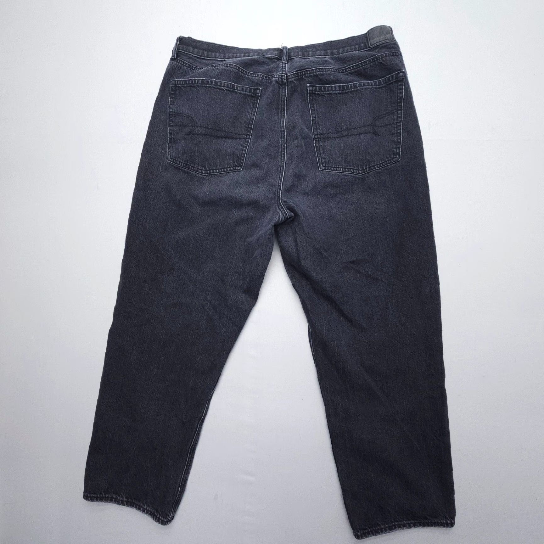 American Eagle Outfitters American Eagle Jeans Plus Size 18 Black High Rise Dark Wash Denim 90's Womens Size 40" / US 18 - 2 Thumbnail