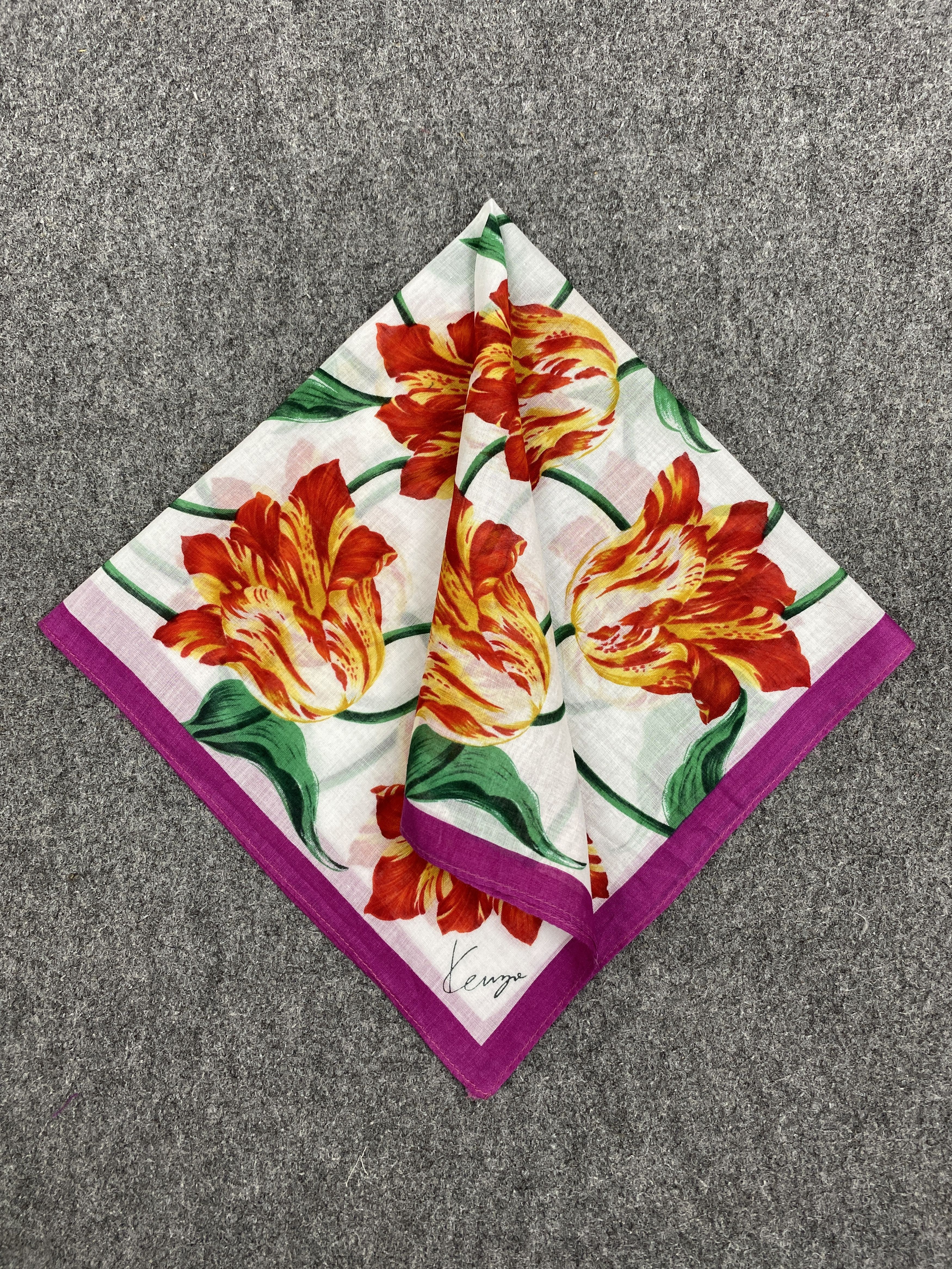 Kenzo Kenzo Handkerchief / Nerckerchief / Bandana HKC0628 Size ONE SIZE - 4 Thumbnail