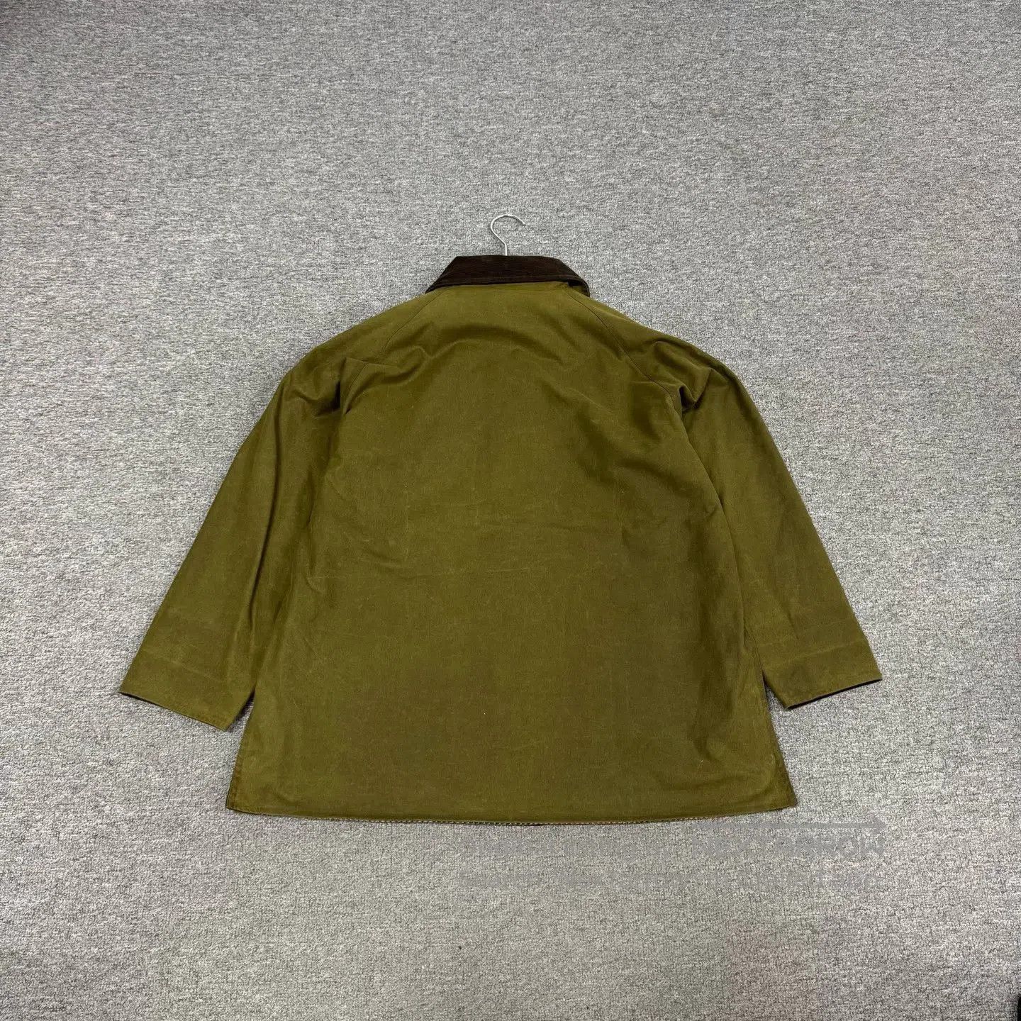 Celine CELINE Wax oil cloth; corduroy collar hunting jacket| Size L / US 10 / IT 46 - 5 Thumbnail