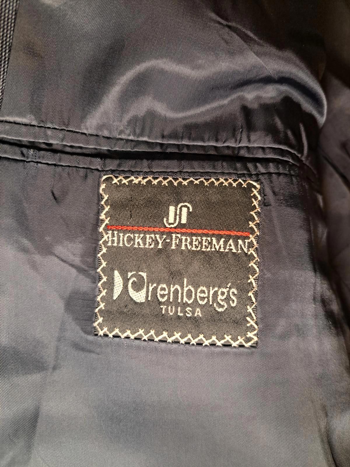 Hickey Freeman Hickey Freeman Sport Coat Mens 44L Long Navy Blue Wool Size 44L - 2 Thumbnail