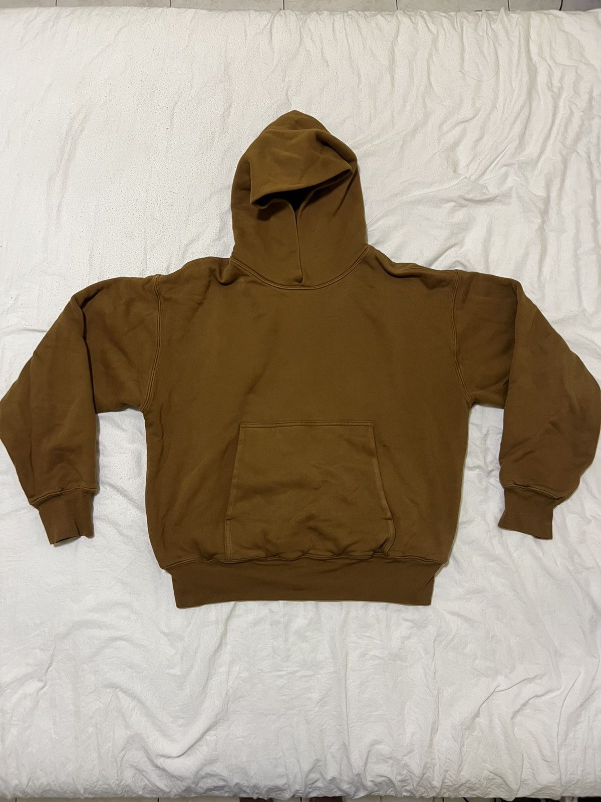 Yeezy Gap Double Layer Hoodie Caramel Oversized Pullover
