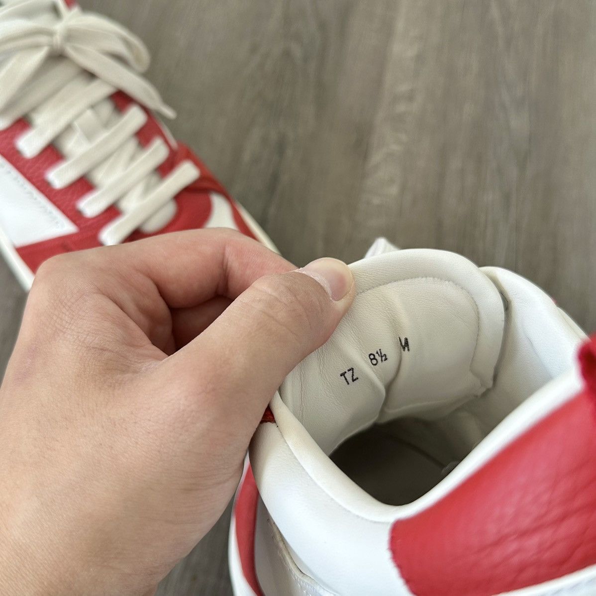 Salvatore Ferragamo Sneaker in Red Suede/Leather Size US 8.5 / EU 41-42 - 5 Thumbnail