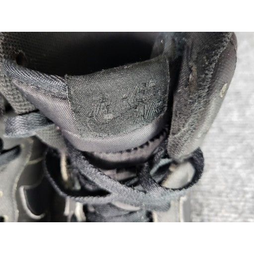 Nike Nike Air Force 1 High Triple Black Sneakers Men Sz 9 315121- Size US 9 / EU 42 - 5 Thumbnail