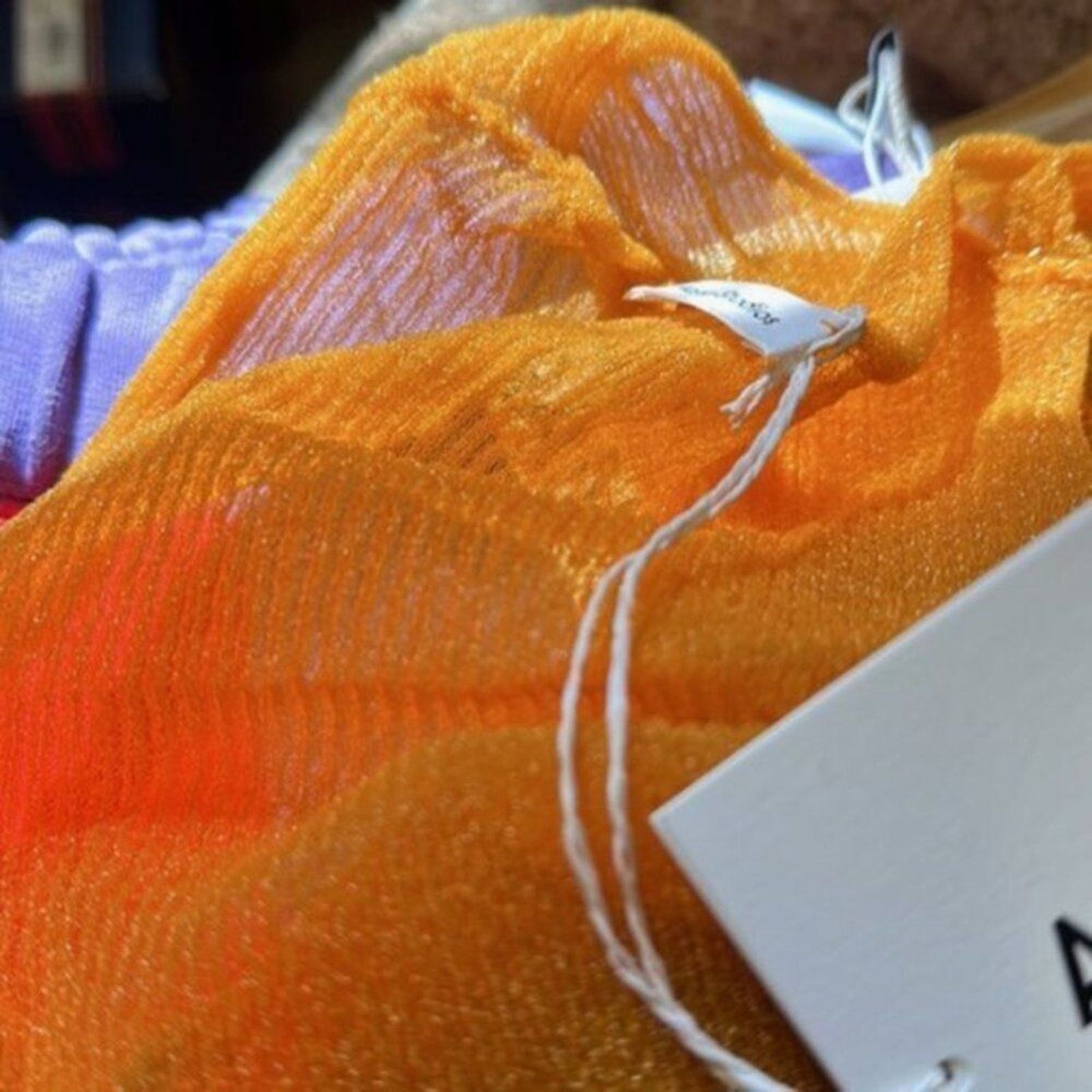 Acne Studios Acne orange asymmetrical sleeveless top S Size S / US 4 / IT 40 - 11 Thumbnail