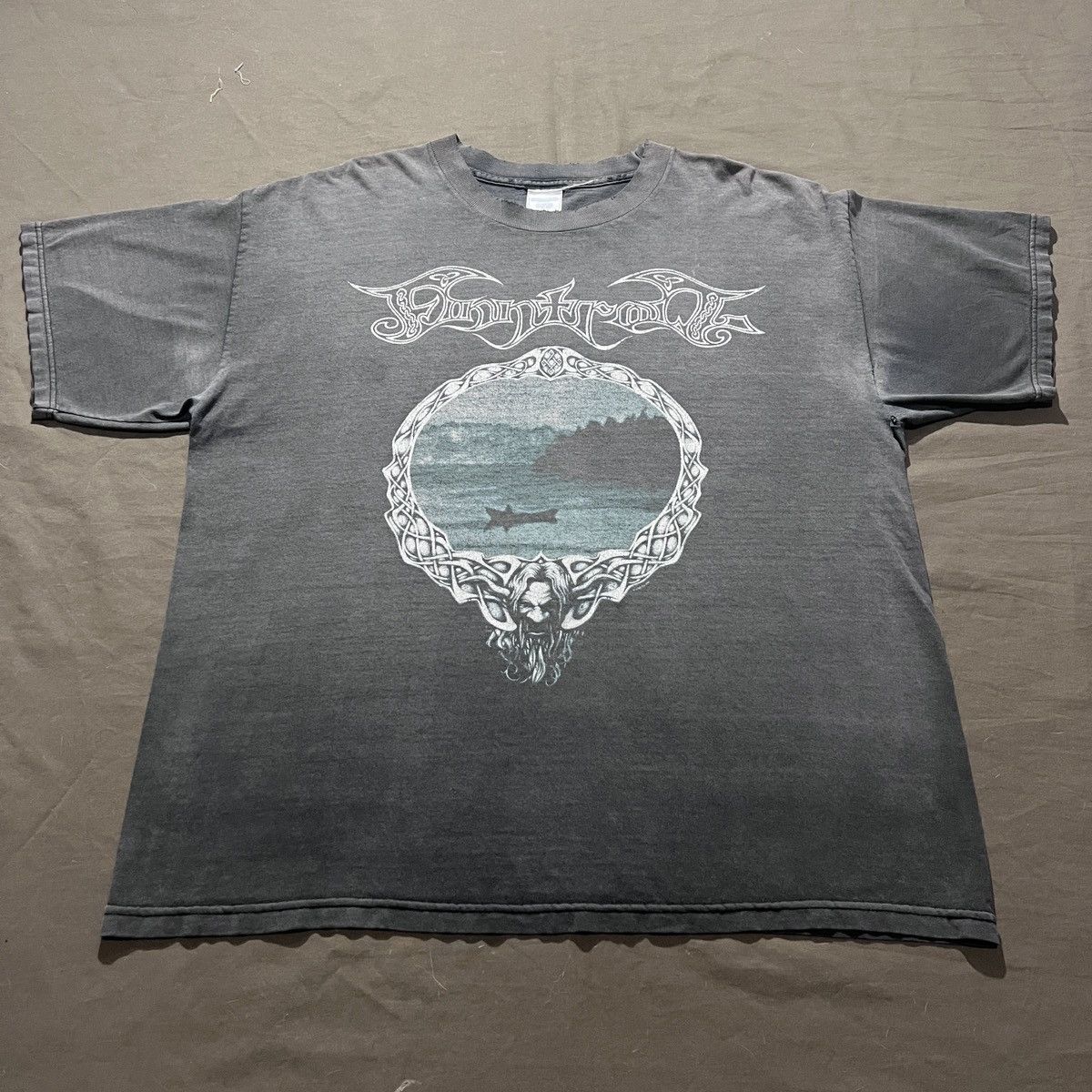 Vintage Y2K Finntroll Graphic Tee Thrashed Faded XL Folk Black metal Size US XL / EU 56 / 4 - 1 Thumbnail