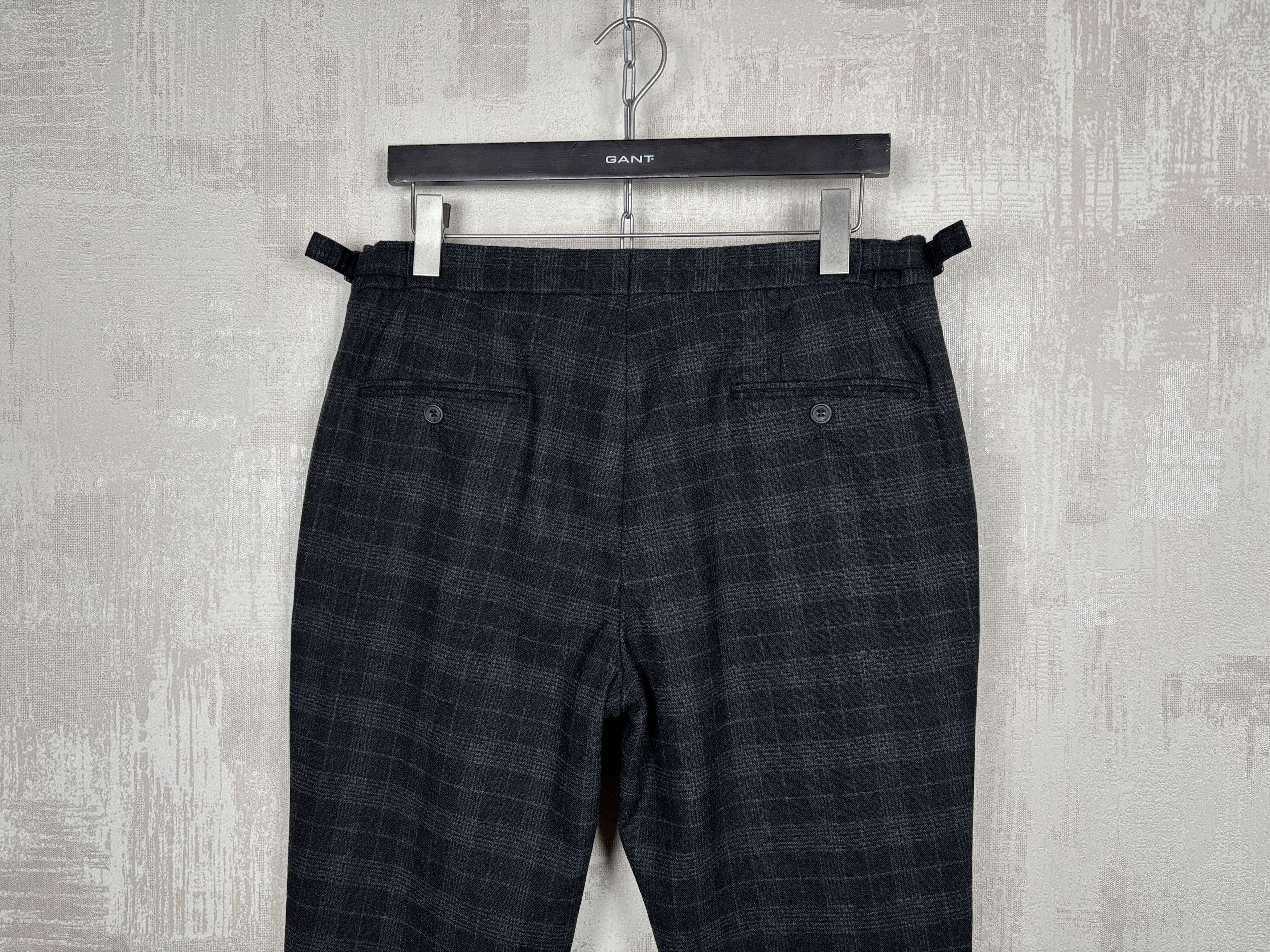 Reiss Reiss Rodney Plaid Wool Blend Pants Check Trousers 34 inch Size US 34 / EU 50 - 13 Thumbnail